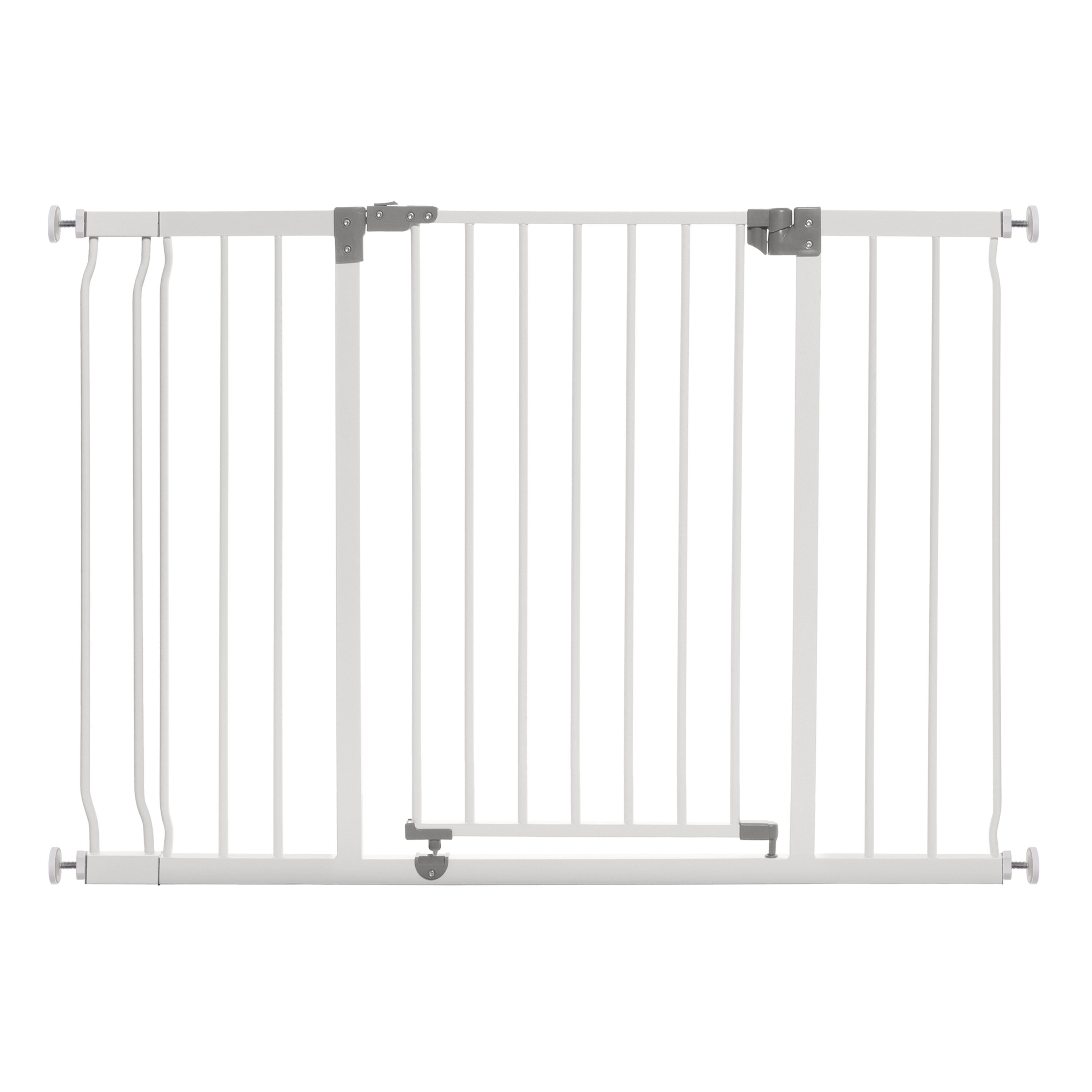Dreambaby L777BB Liberty 3-Inches x 48-Inches Pressure/Hardware Mounted White Metal Safety Gate