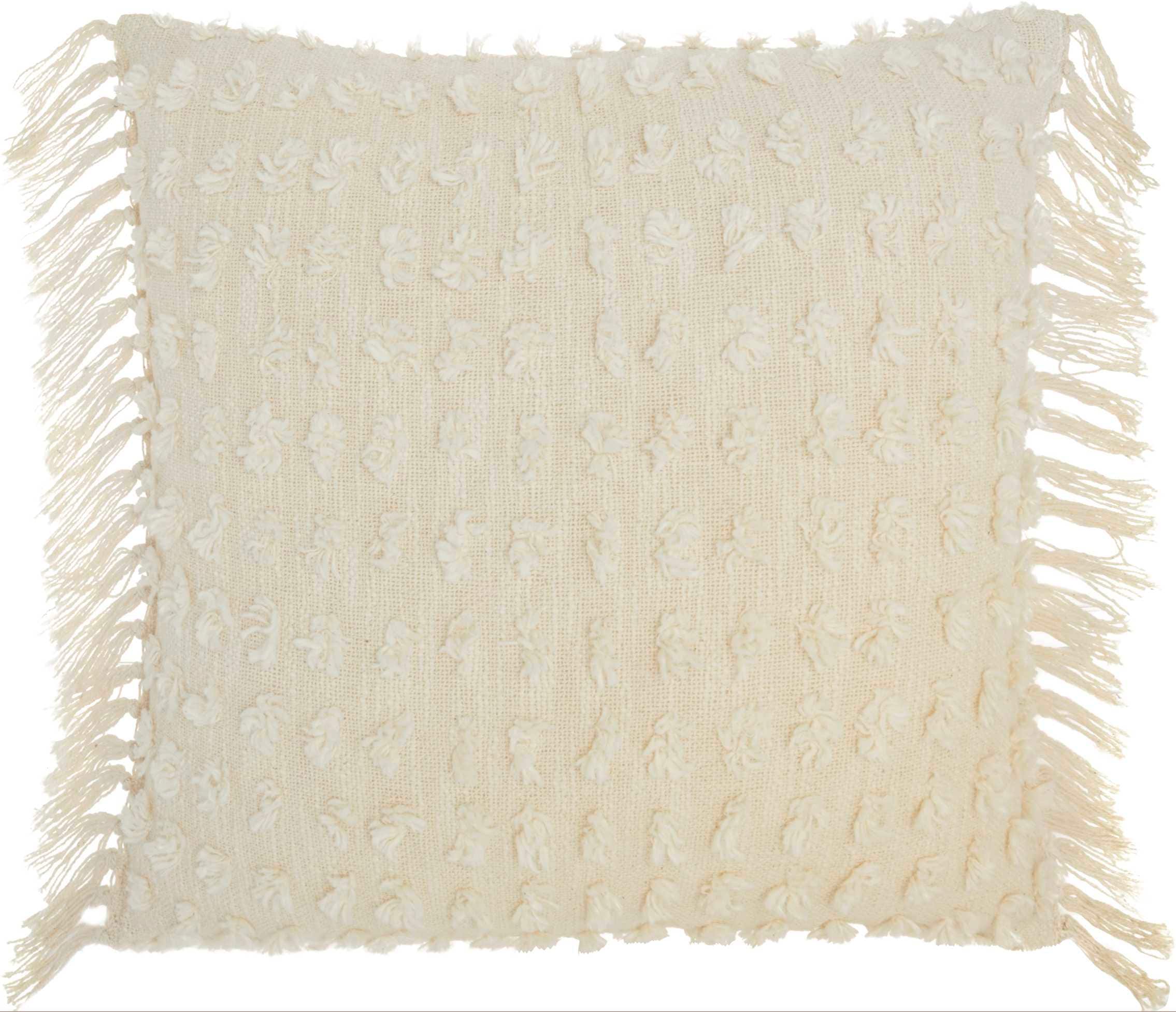 Mina Victory 798019071578 Lifestyles 20-in x 20-in Off-white Square Indoor Decorative Pillow