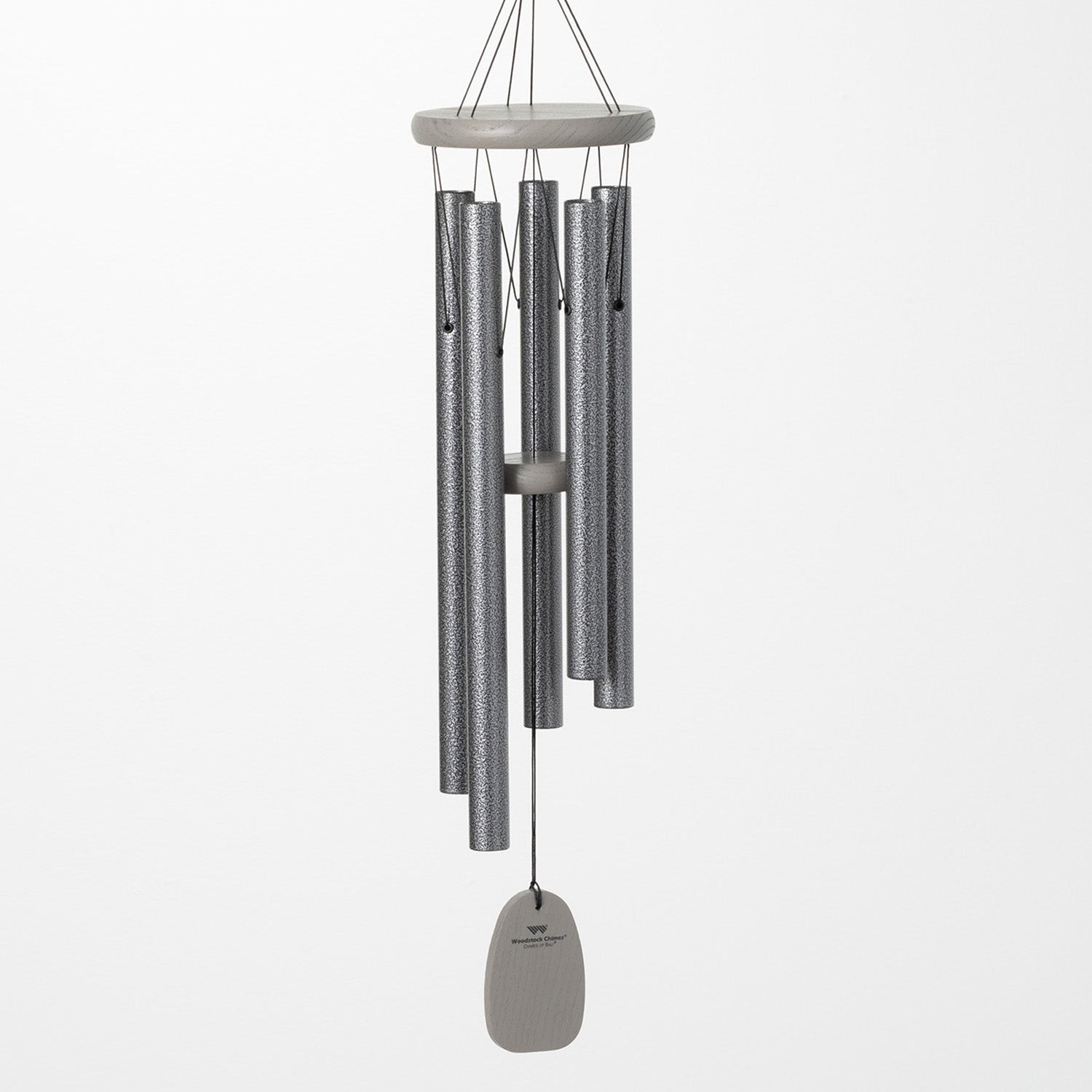 Woodstock Chimes BWAS 25-Inches Antique Silver Metal Wind Chime