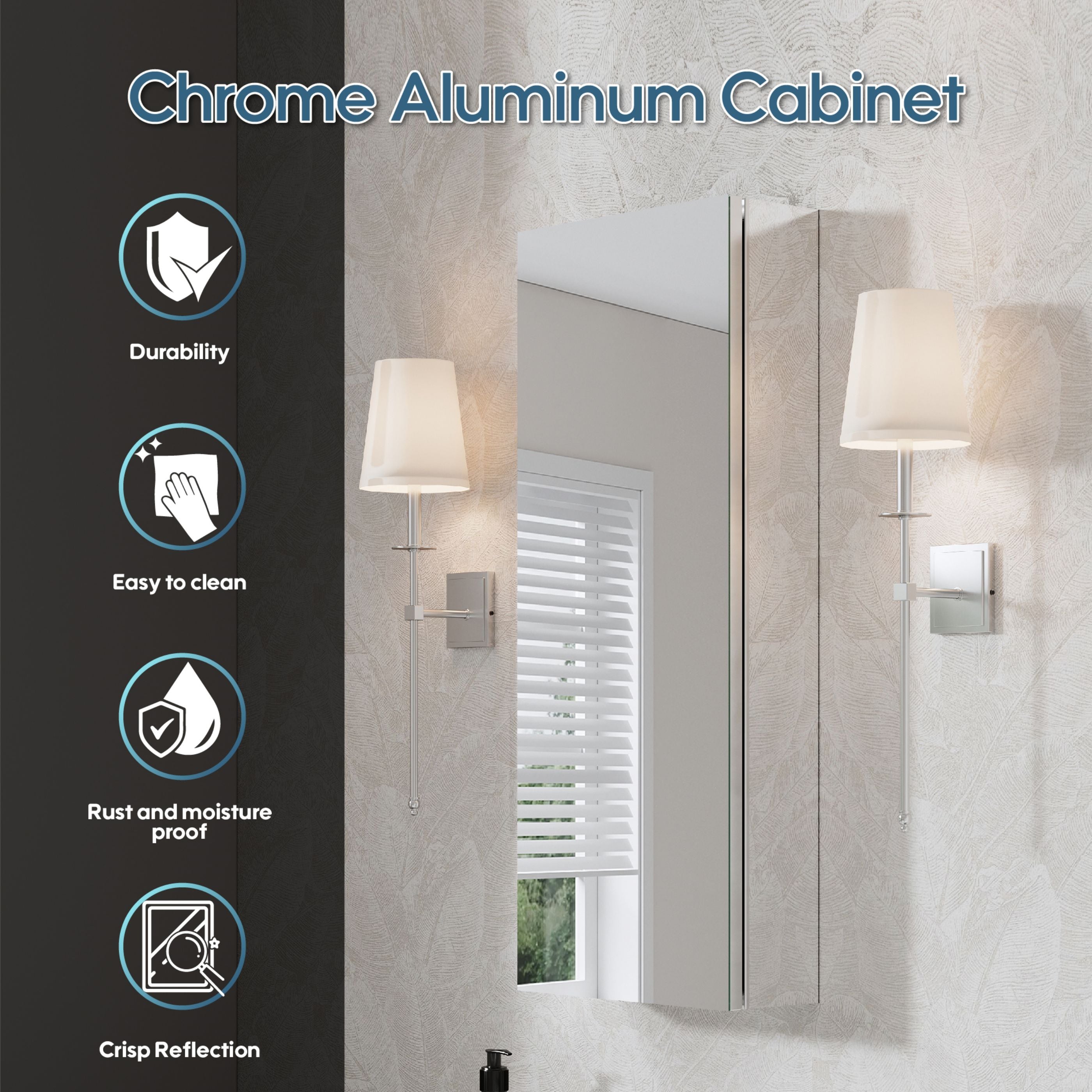 WELLFOR ROSA1230MC-R Bathroom-Medicine-Cabinets - View #4