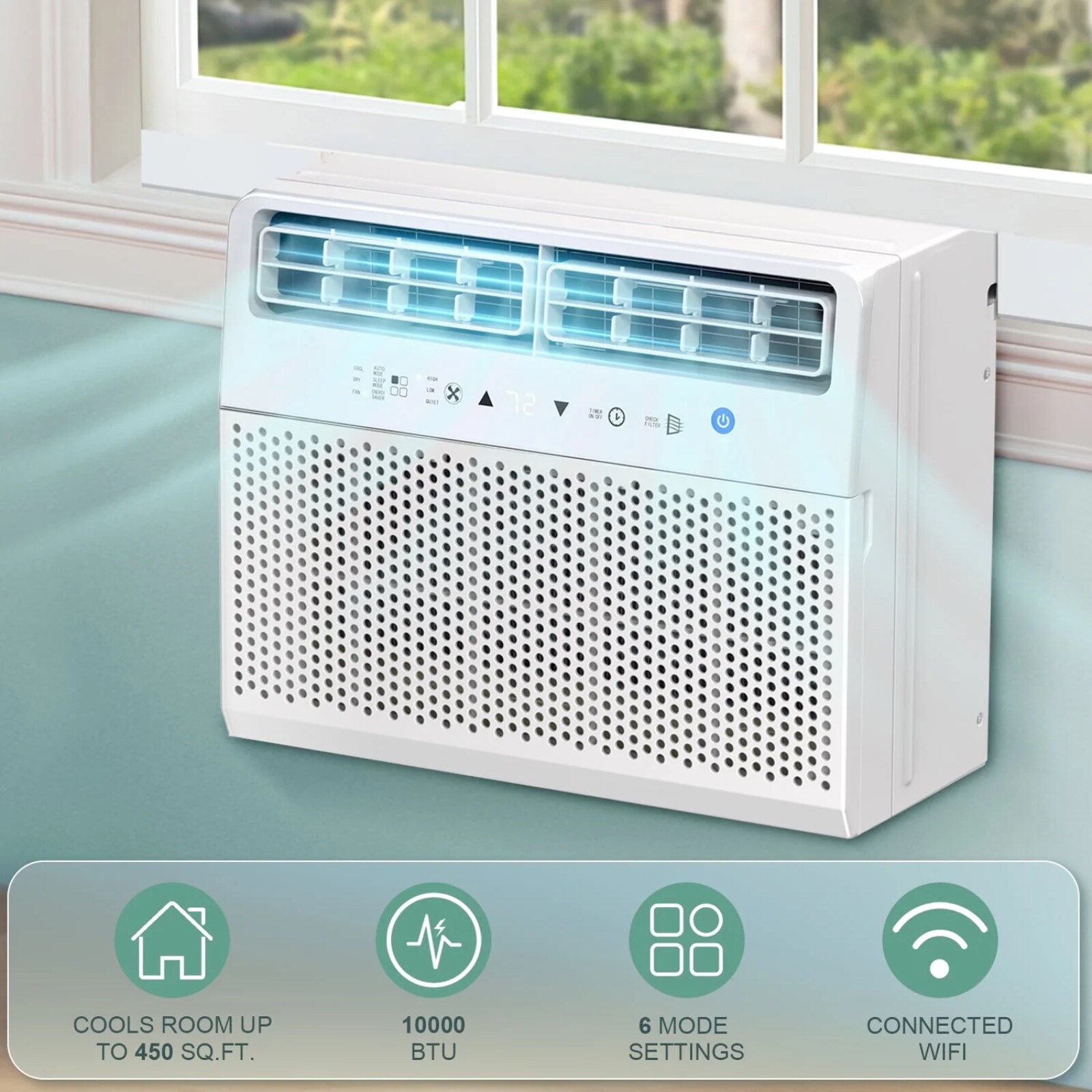 Antarctic Star LSAS-A5416W-10K Window-Air-Conditioners - View #3