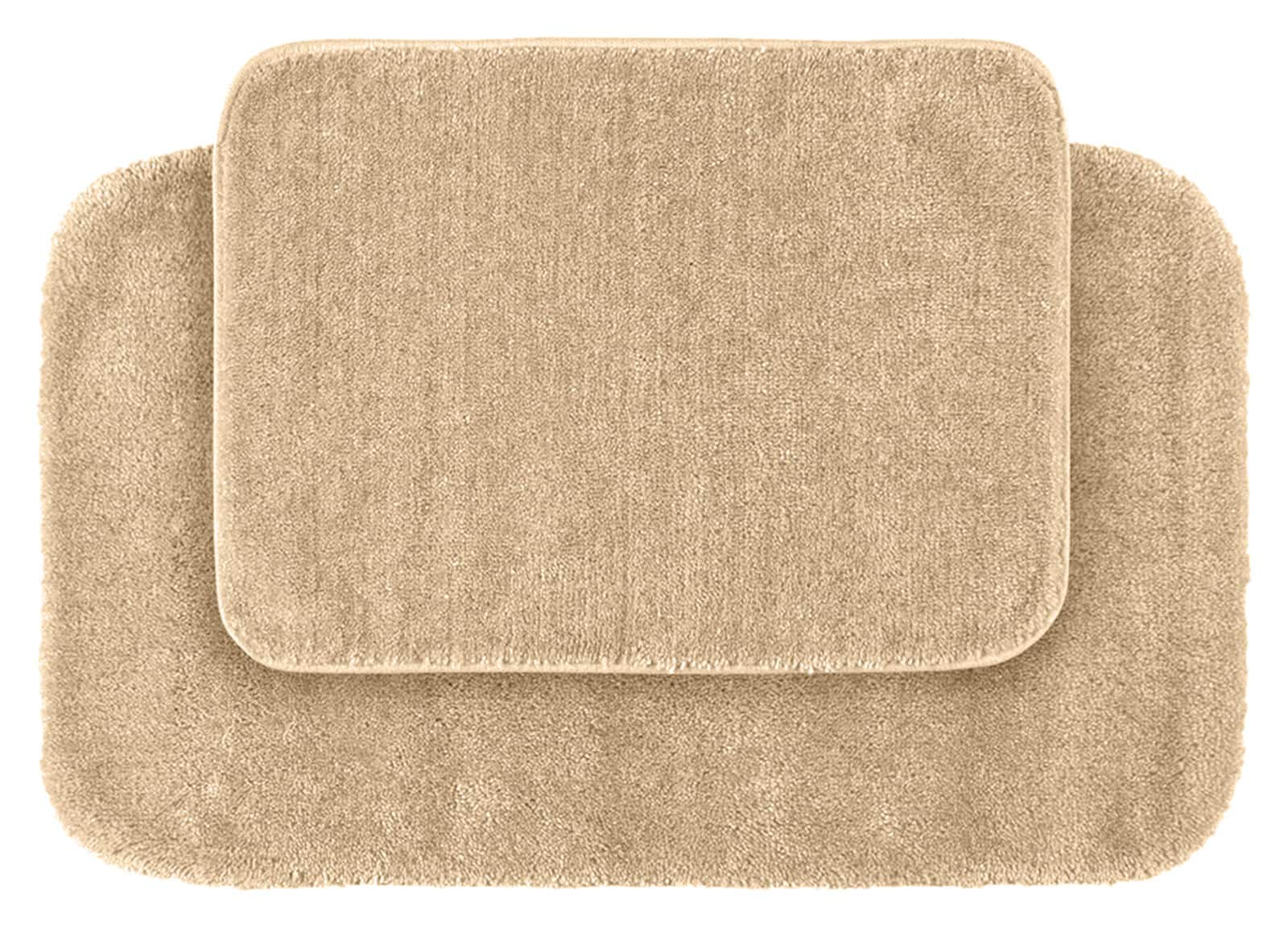 Garland Rug 21-in x 34-in Bath Mat Set Linen Nylon