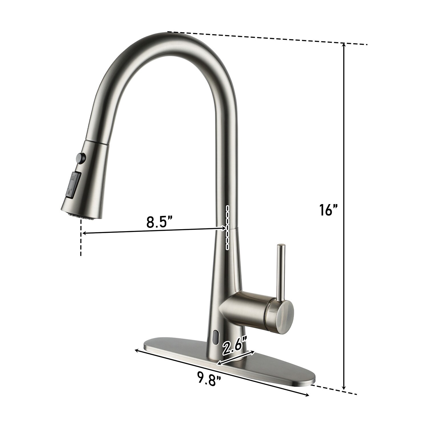 Mondawe MD-D46-BN Kitchen-Faucets - View #6