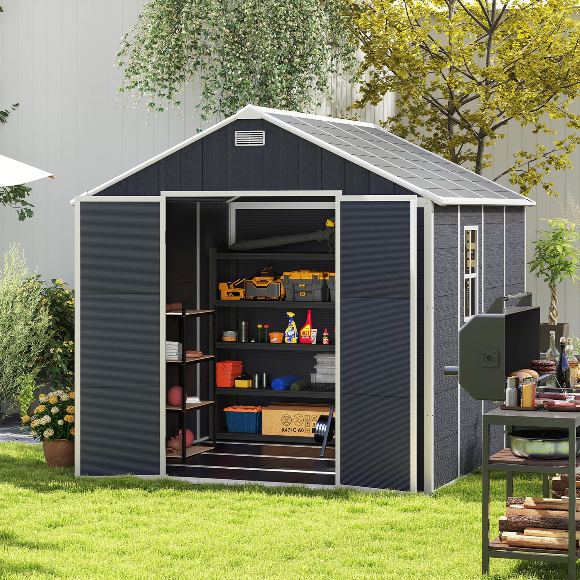 Mondawe MD-WWC00049 Vinyl-Resin-Storage-Buildings - View #3