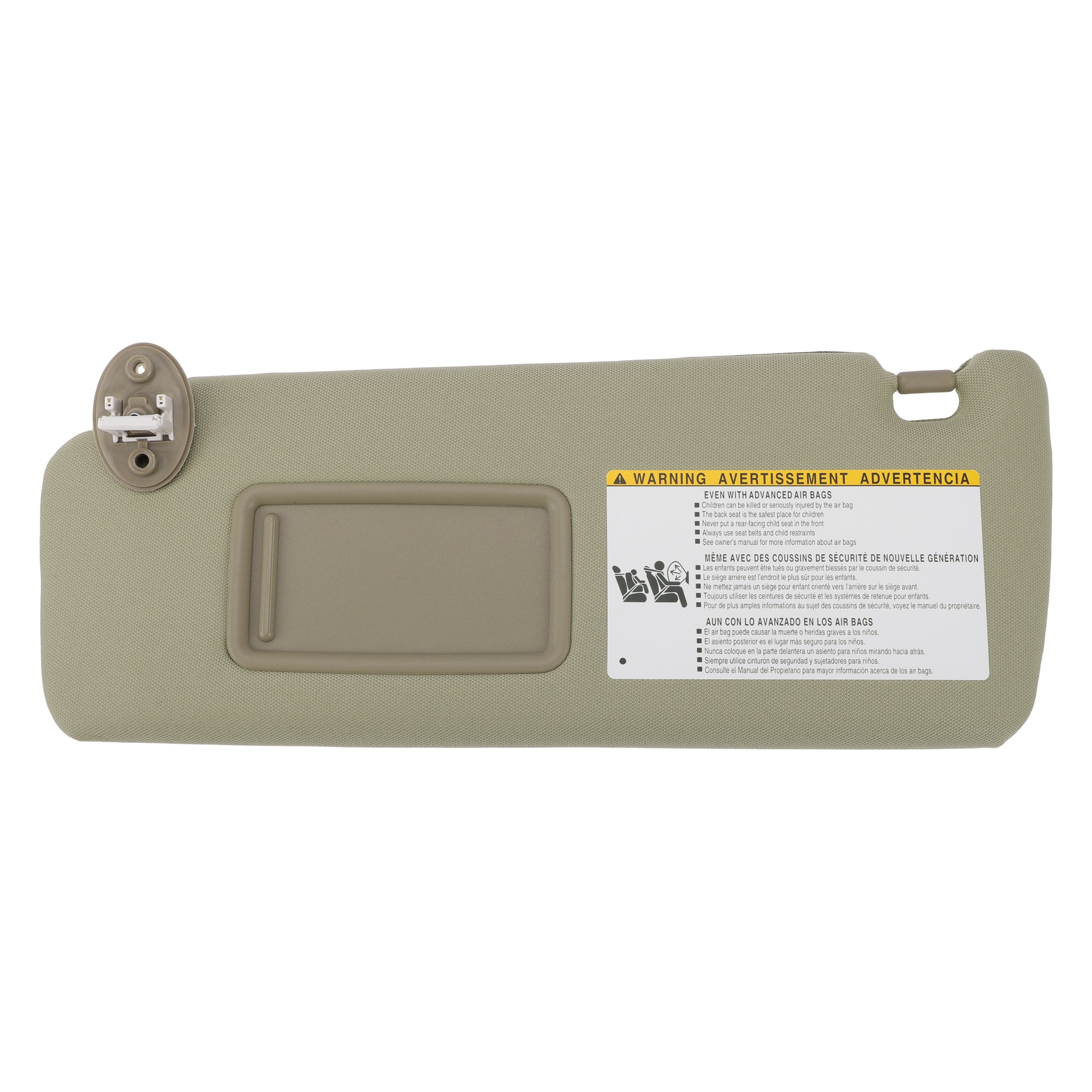 Unique Bargains Left Driver Side Car Sun Visor with Mirror for Toyota 4Runner 21-223 Practical No.7432-35A91-E1 Sun Visor Assembly Beige 1pc