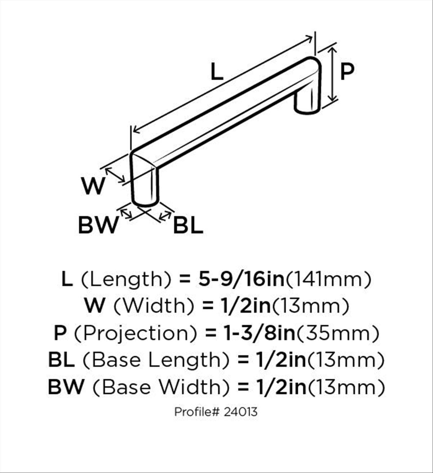 Amerock BP24013SN Cabinet-Pulls - View #8