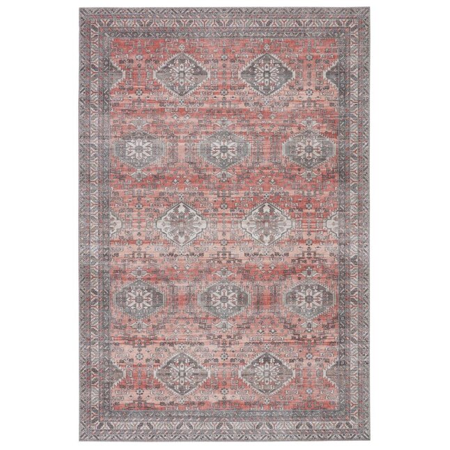 Jaipur Living Kalesi 9 X 12 Red Gray, Red Gray And White Area Rugs