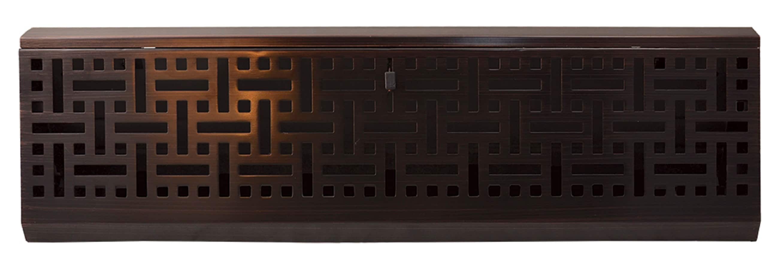 Accord AMBBRBB18 2-3/4-in x 18-in 180-degrees Steel Oil Rubbed Bronze Baseboard register ( Outside Width- 2.75-in )