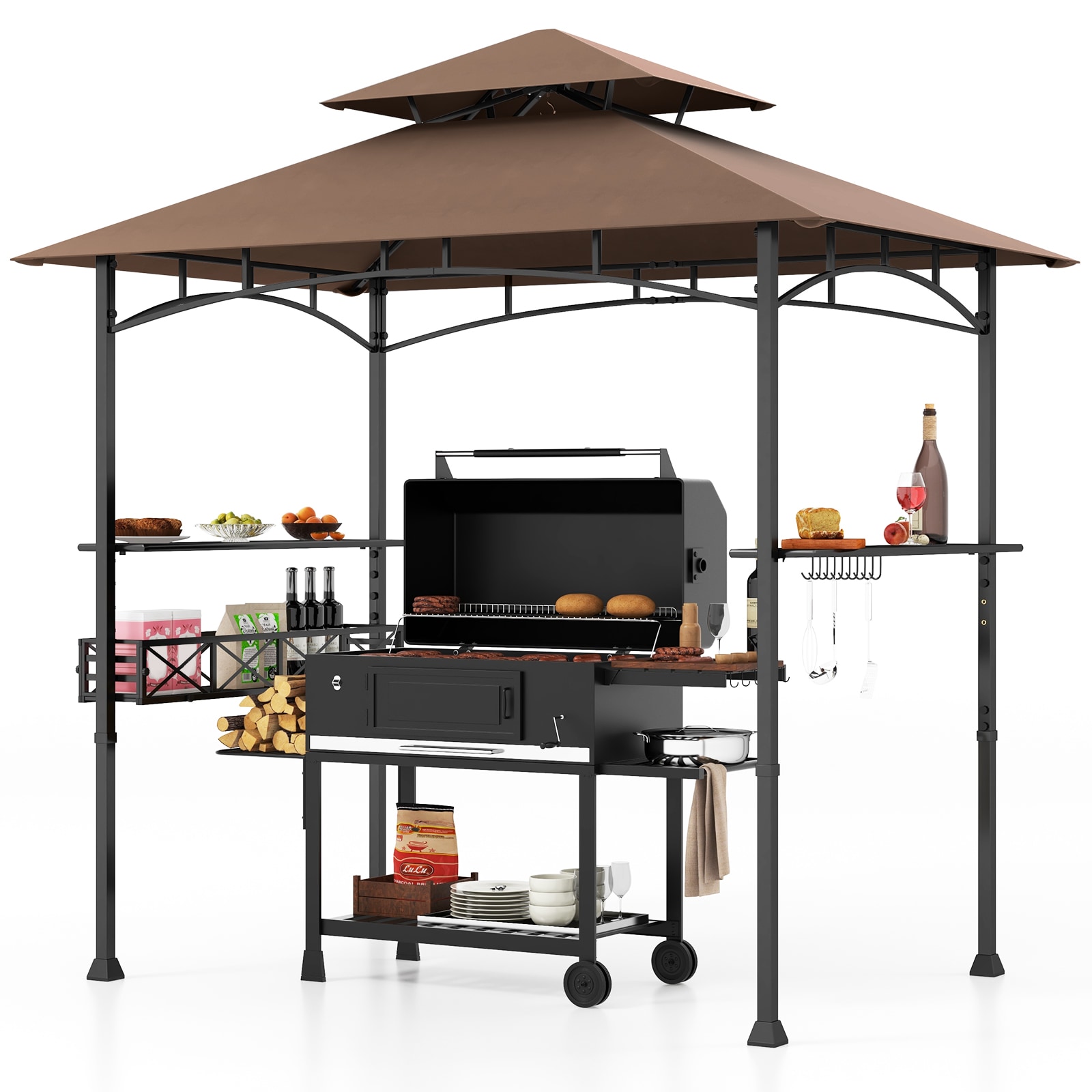 Slickblue D-CO-FC26811PN Wood-Resin-Gazebos - View #3