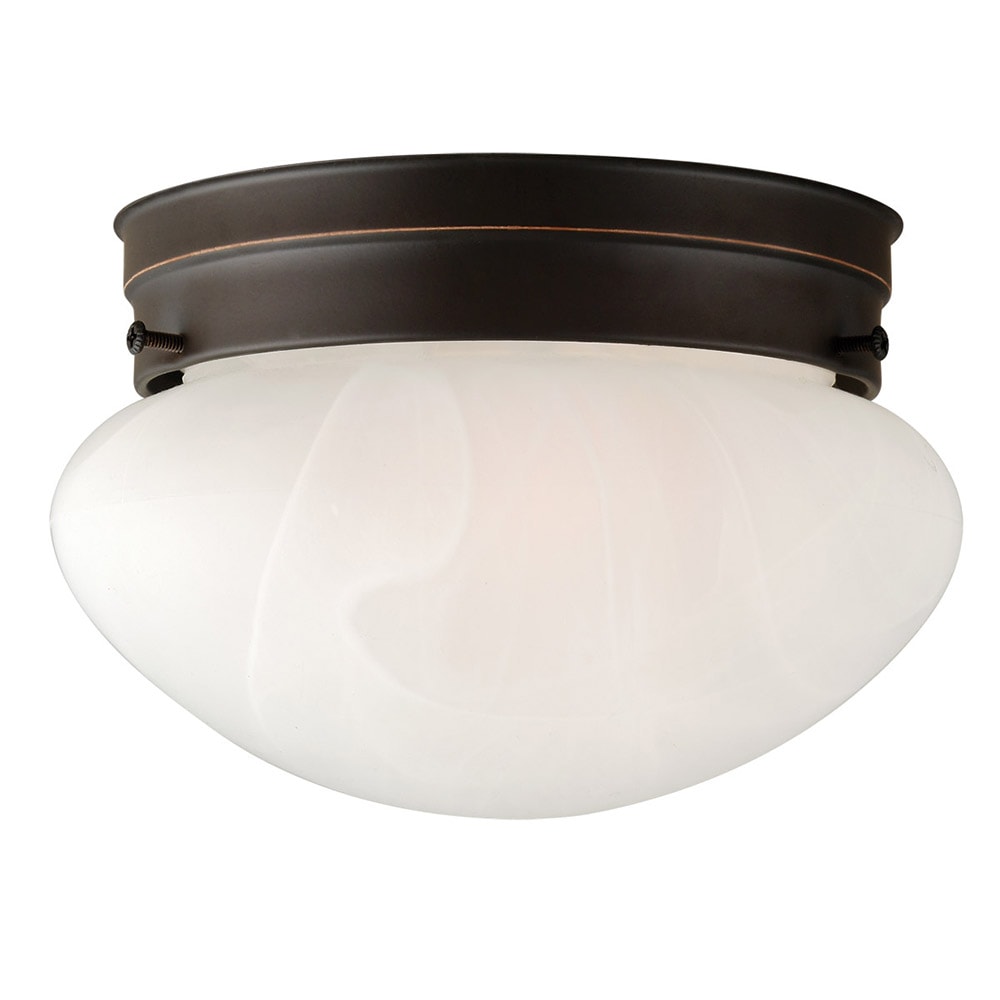 Oil rubbed bronze flush deals mount ceiling light