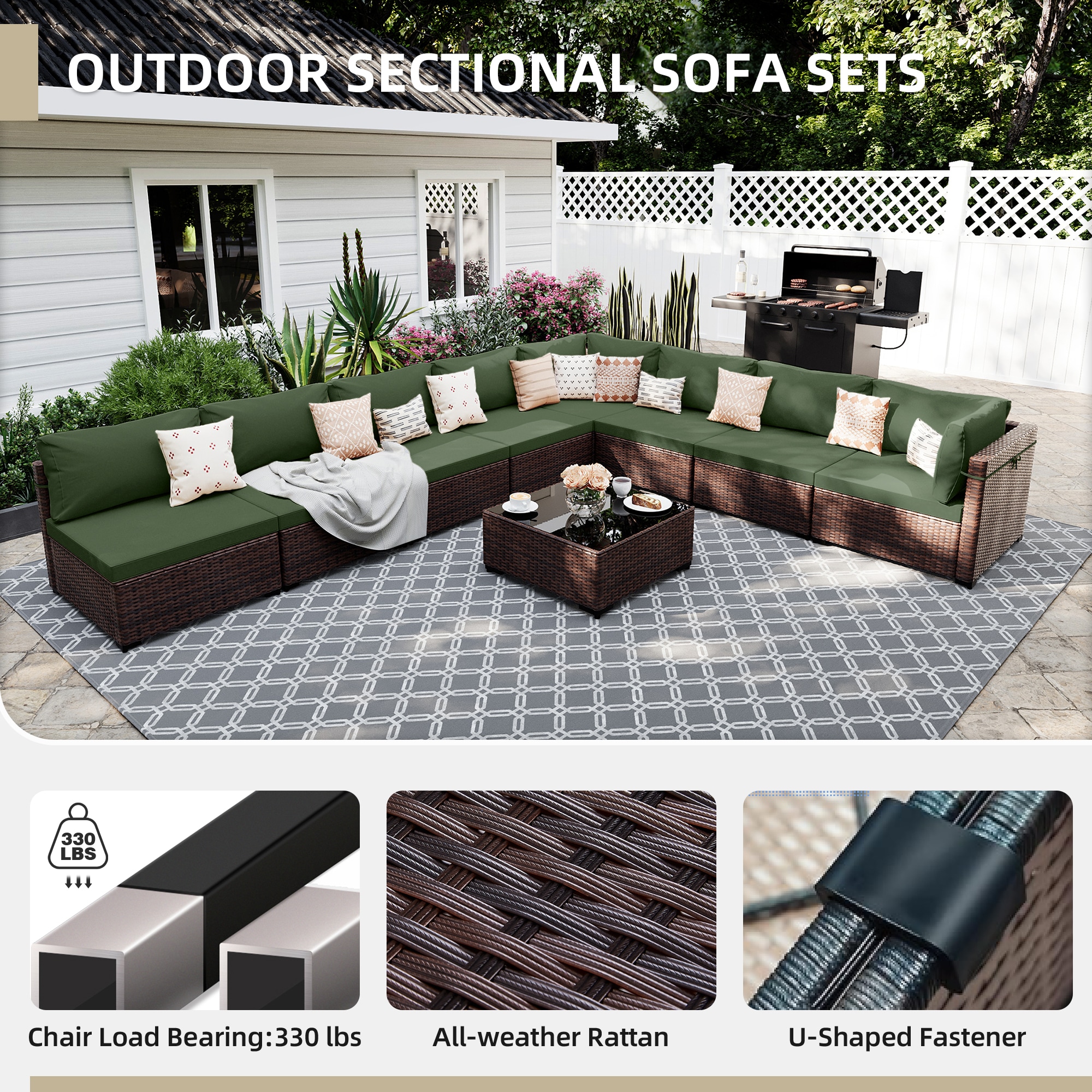 UPHA US1TBSF250534 Patio-Conversation-Sets - View #3