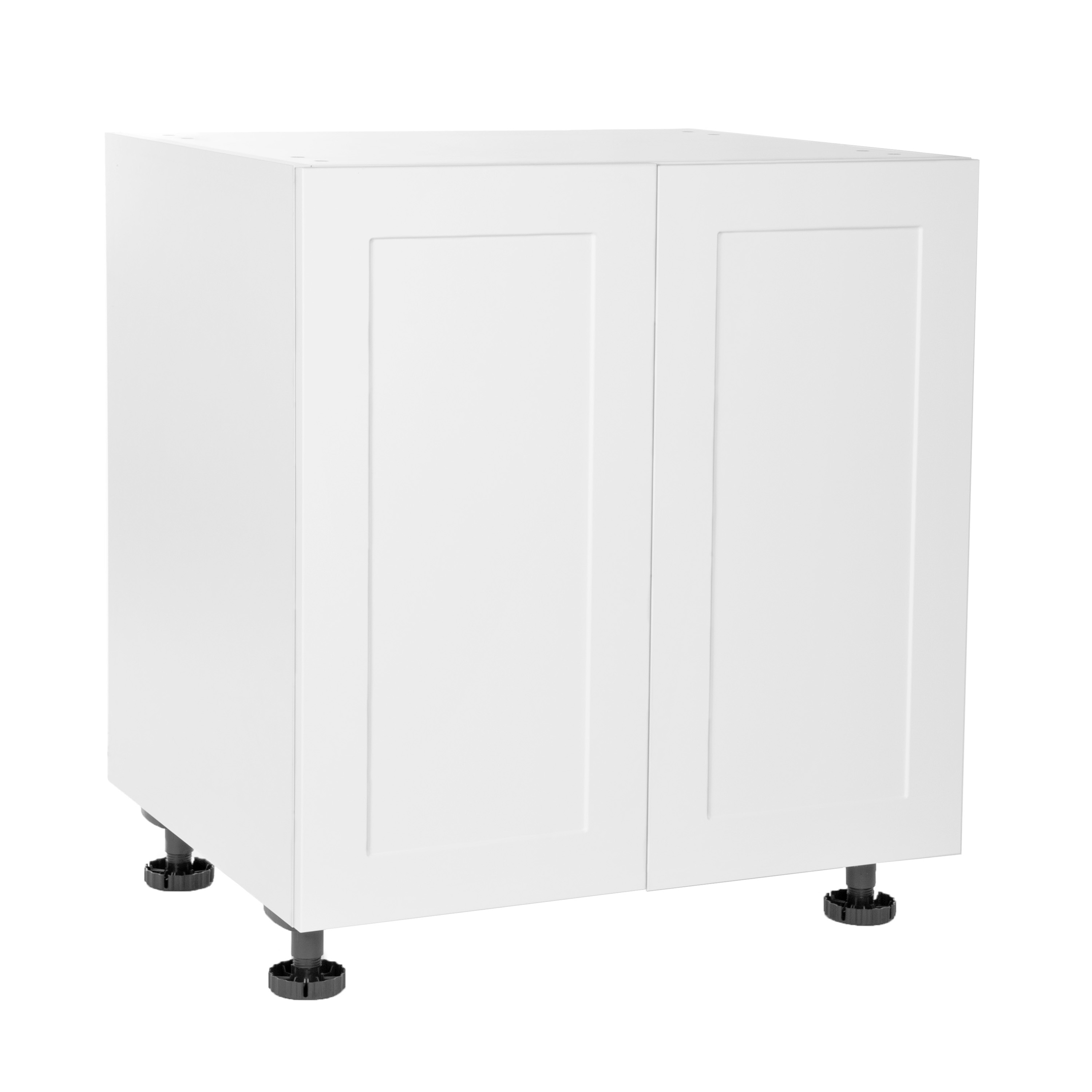 Cambridge 27-in W x 34.5-in H x 24-in D Shaker White Finished Door Base ...