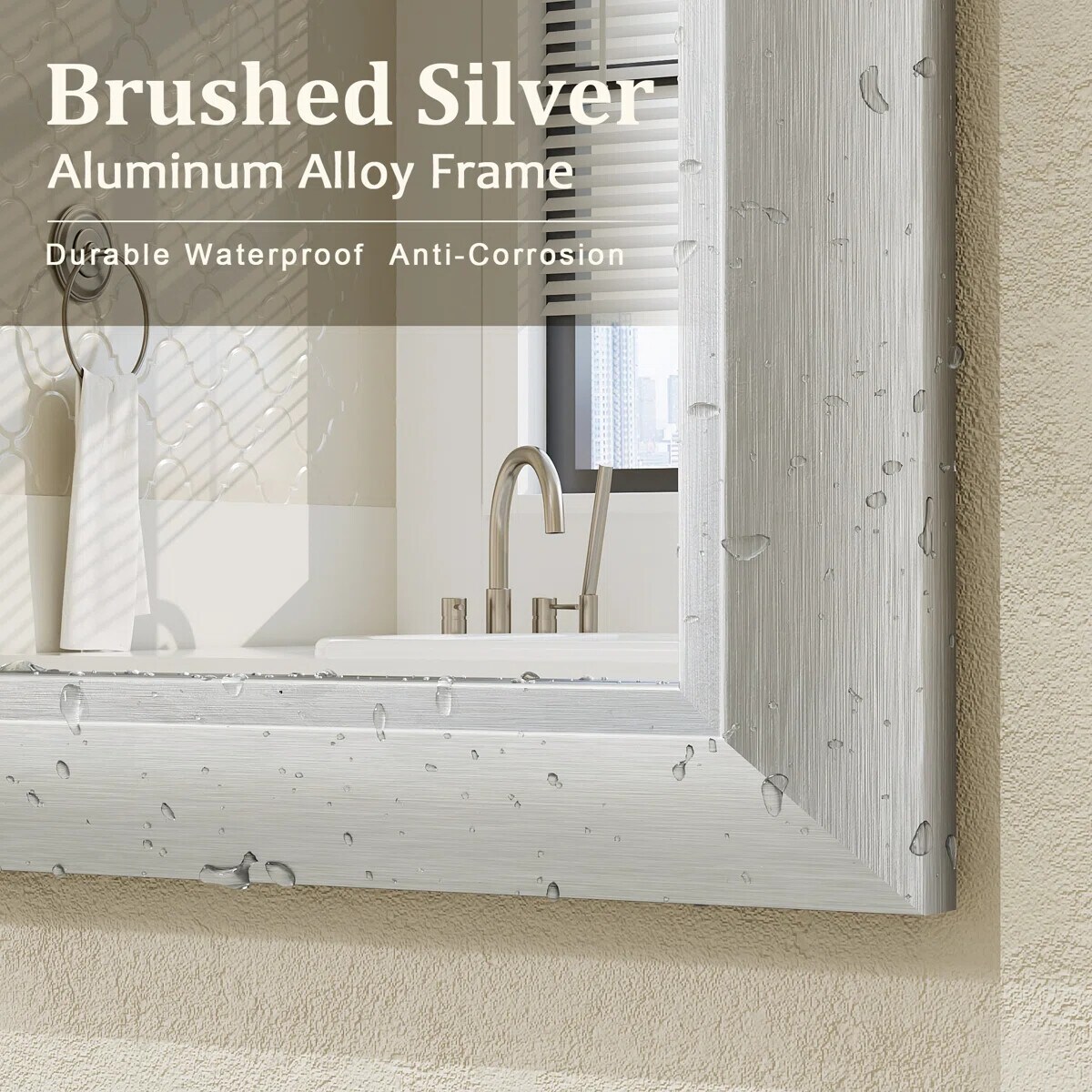 YQP YQP-D-RA13975-S Framed-Bath-Mirrors - View #7