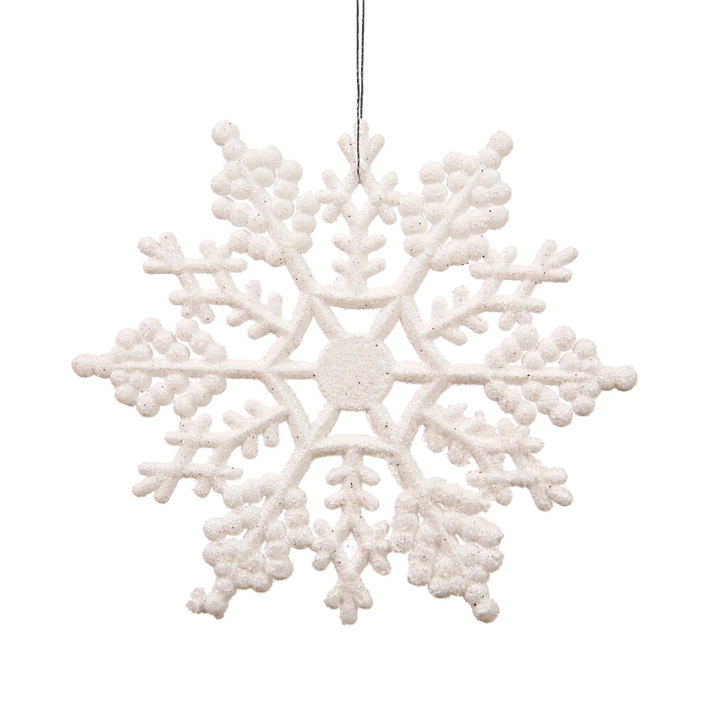 White & Silver Snowflakes — Reframe