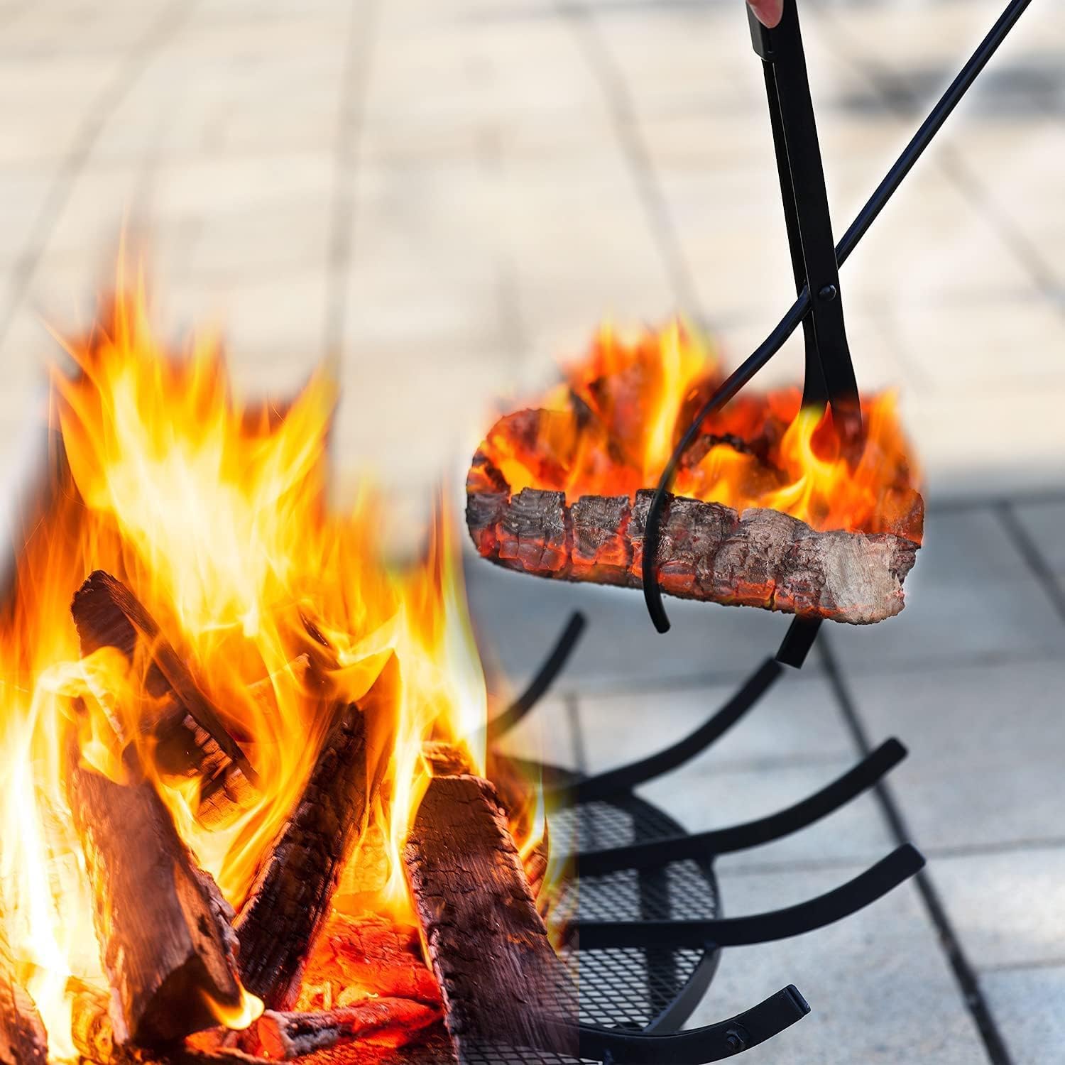 Aoodor A101-PBKBK Fireplace-Grates - View #7