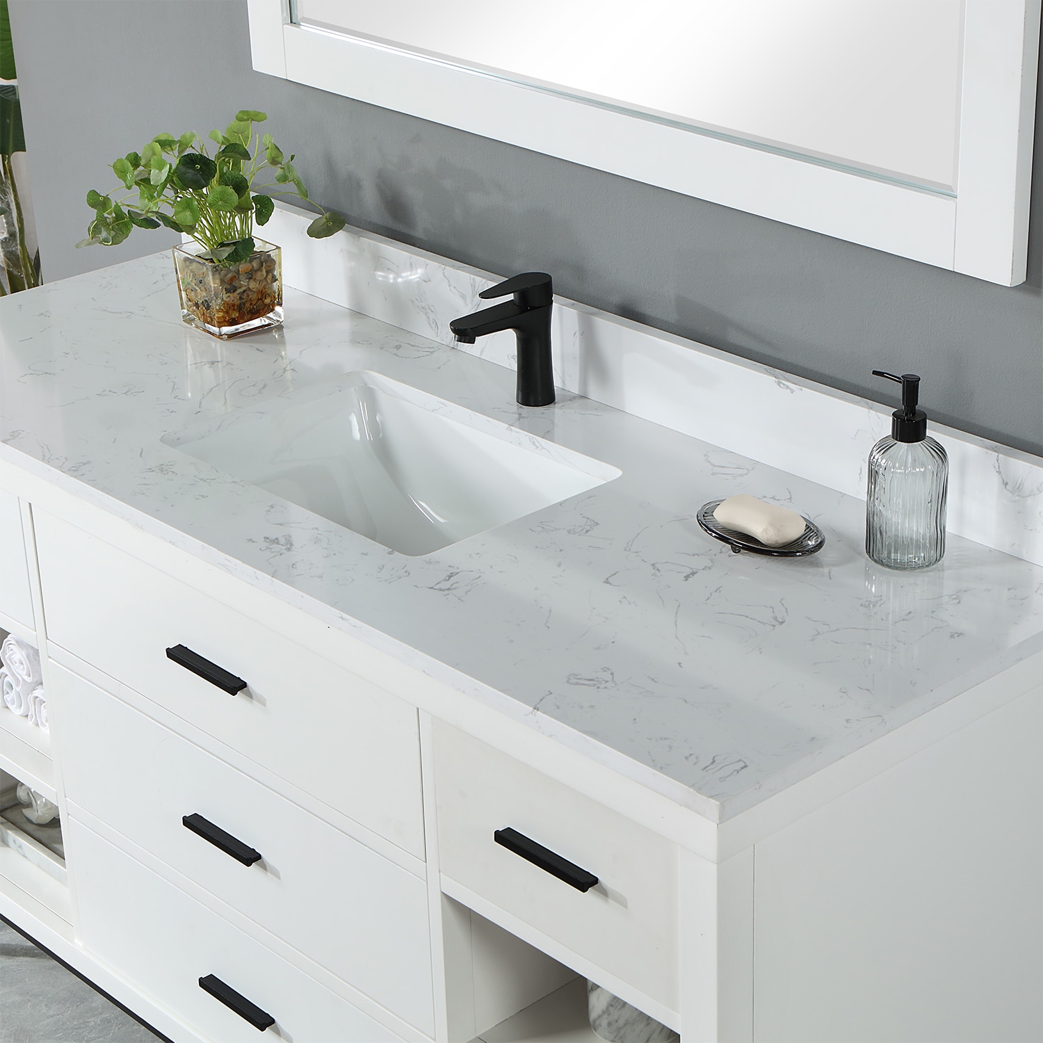Altair 545060S-WH-AW Bath-Vanity-Combo - View #3