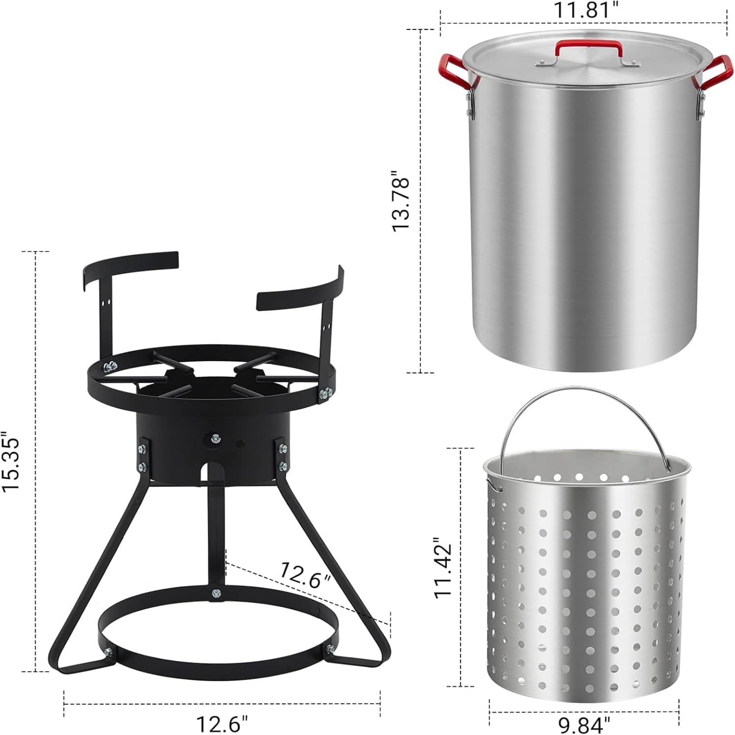 Qeetex LSHQPHO-147459BT Gas-Turkey-Fryers - View #2
