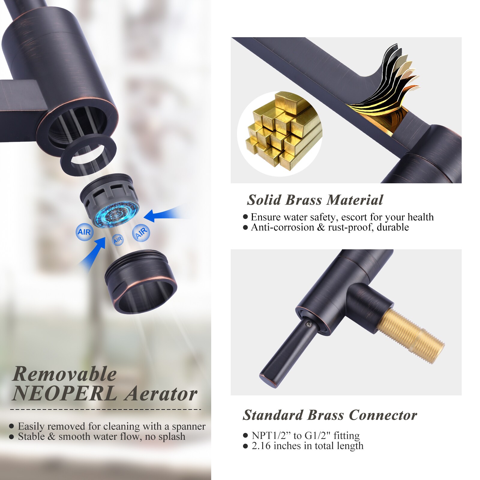 WOWOW 2311300RB Kitchen-Faucets - View #4