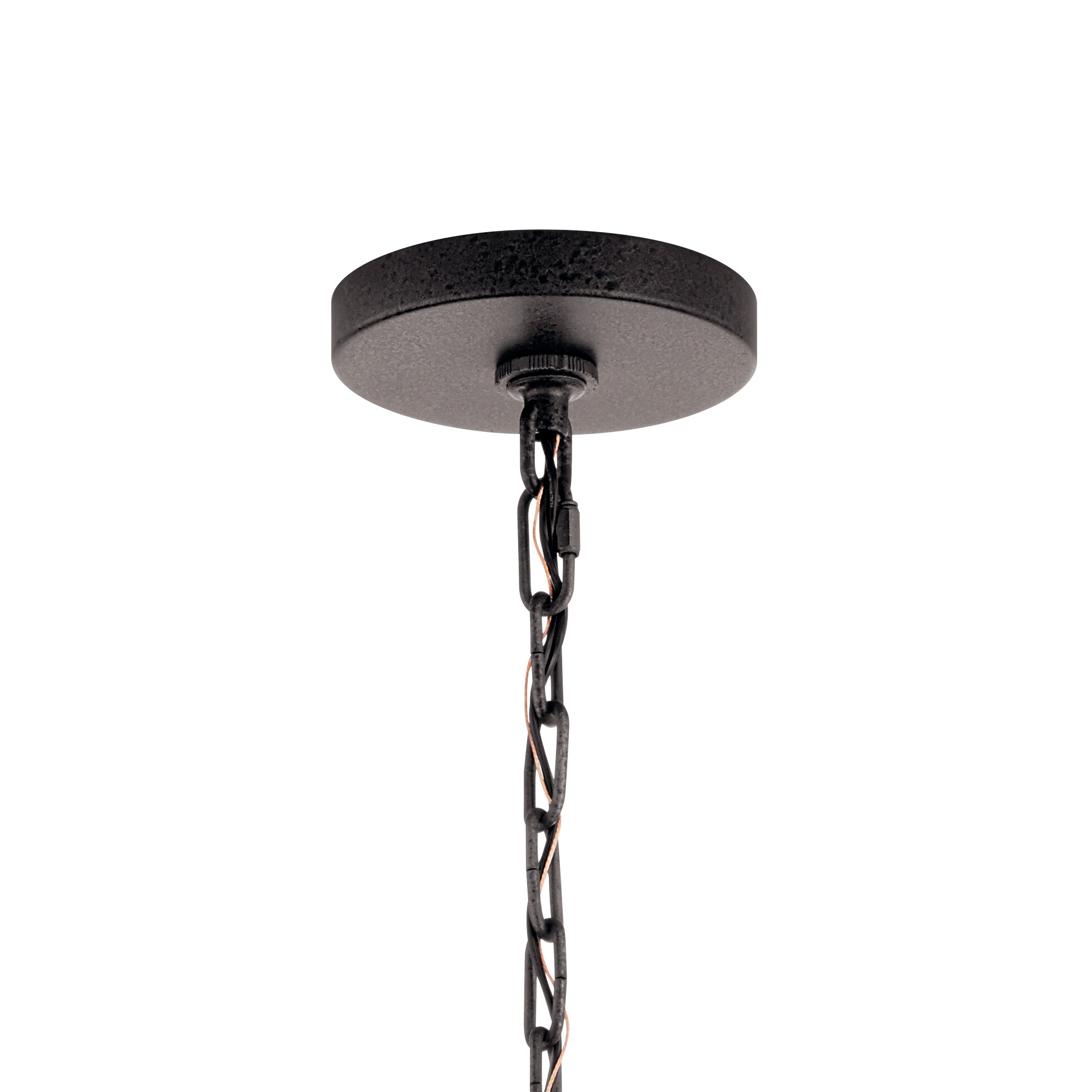 Kichler Barrington 5-Light Antique Black Rustic Dry rated Chandelier