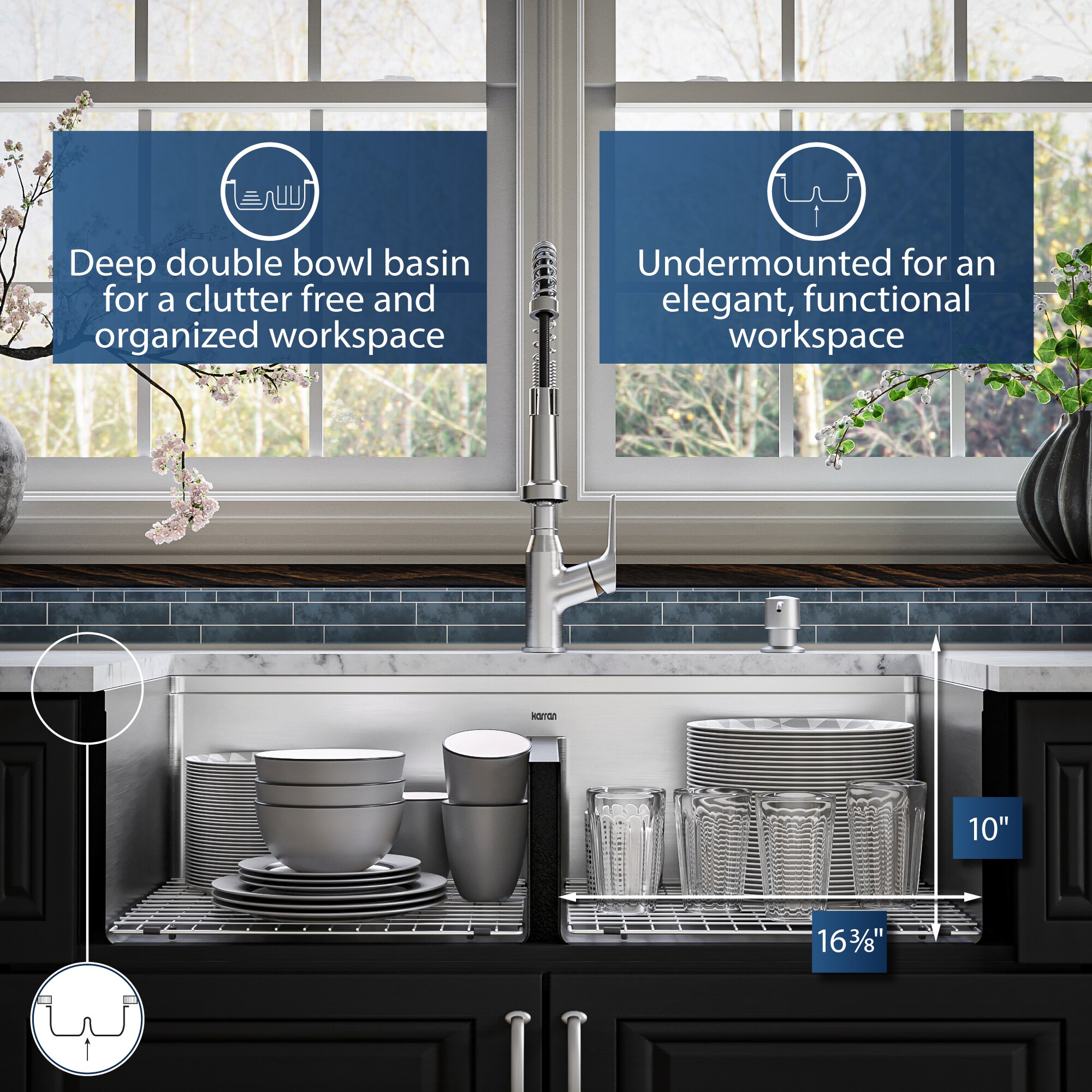 Karran WSA-48-PK1 Kitchen-Sinks - View #8