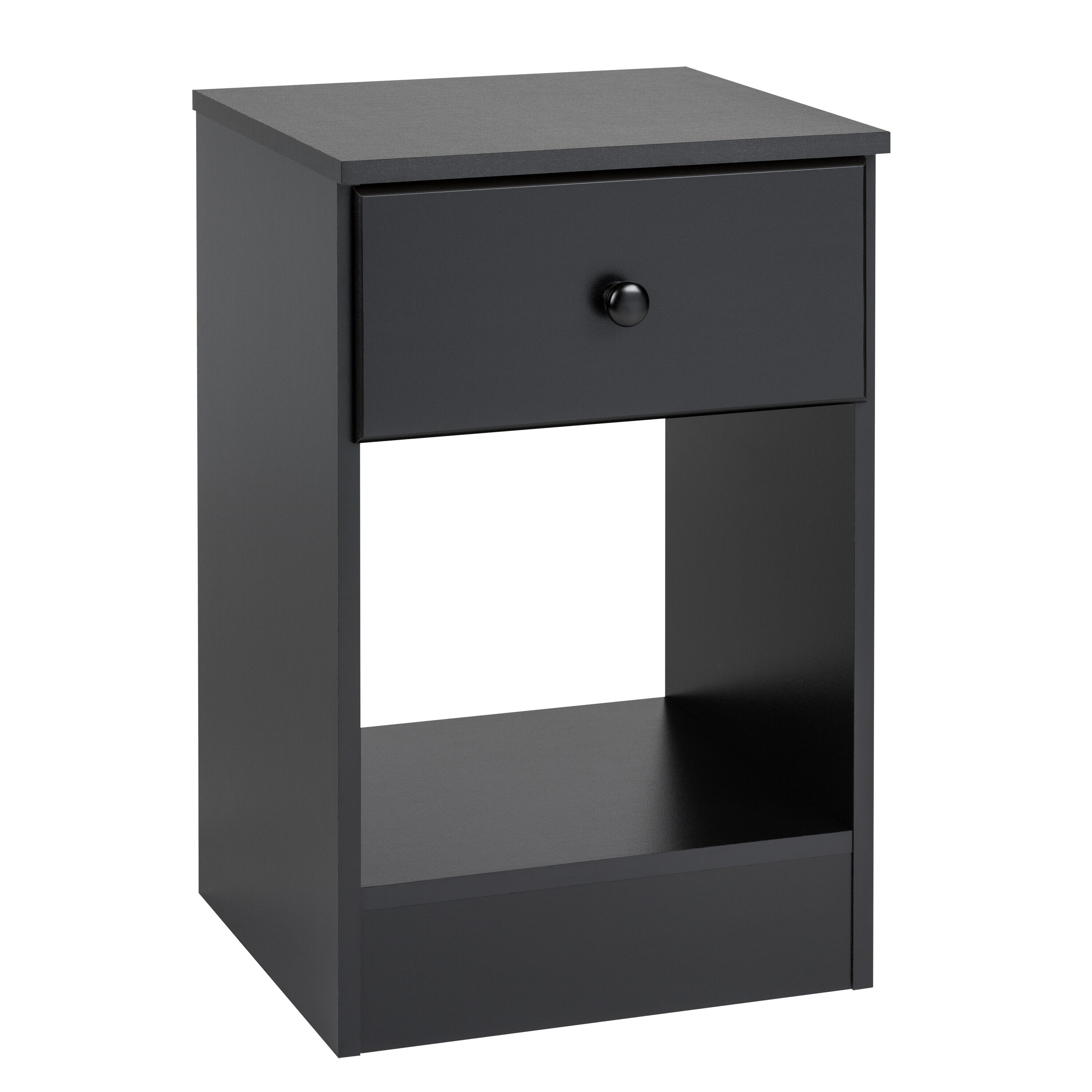 Prepac BDNH-0401-1 Astrid Black Nightstand