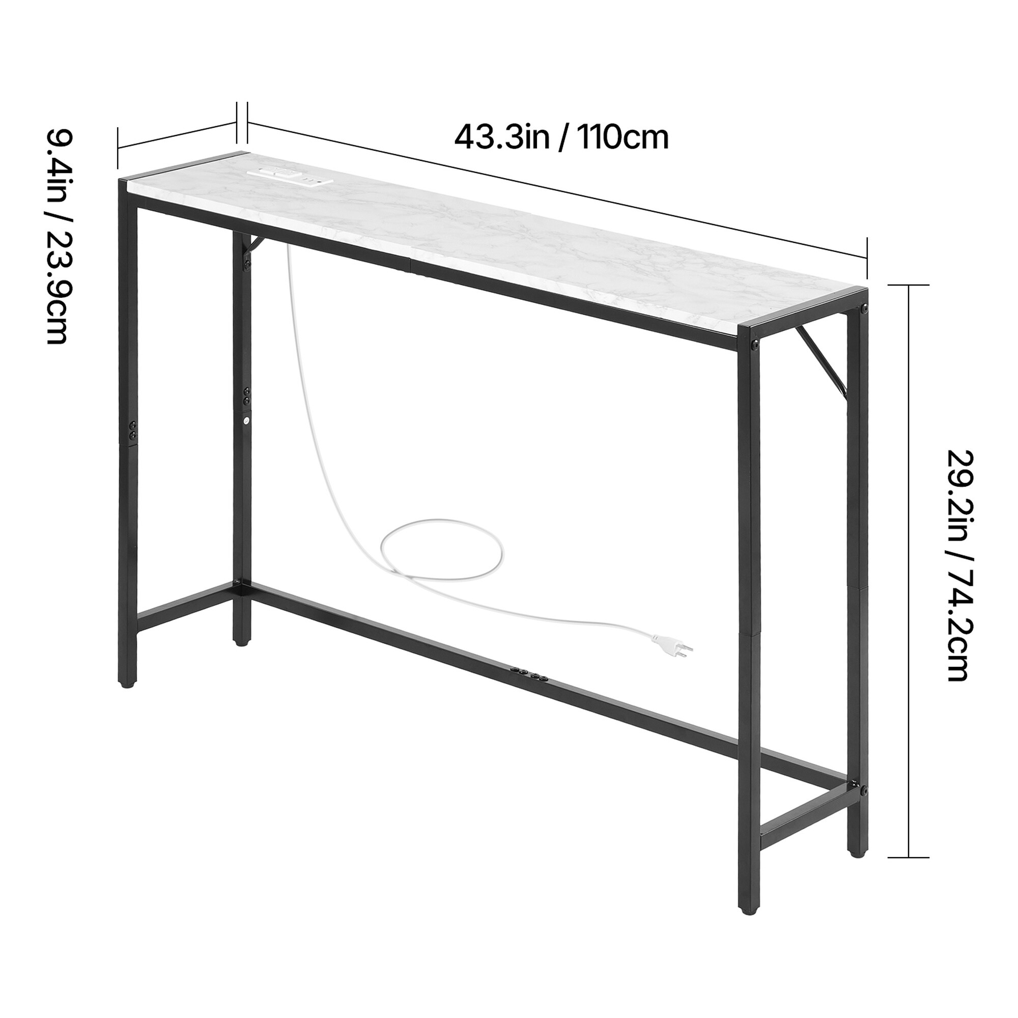 Vorene J-ZUSPD42GF5LR Console-Sofa-Tables - View #7