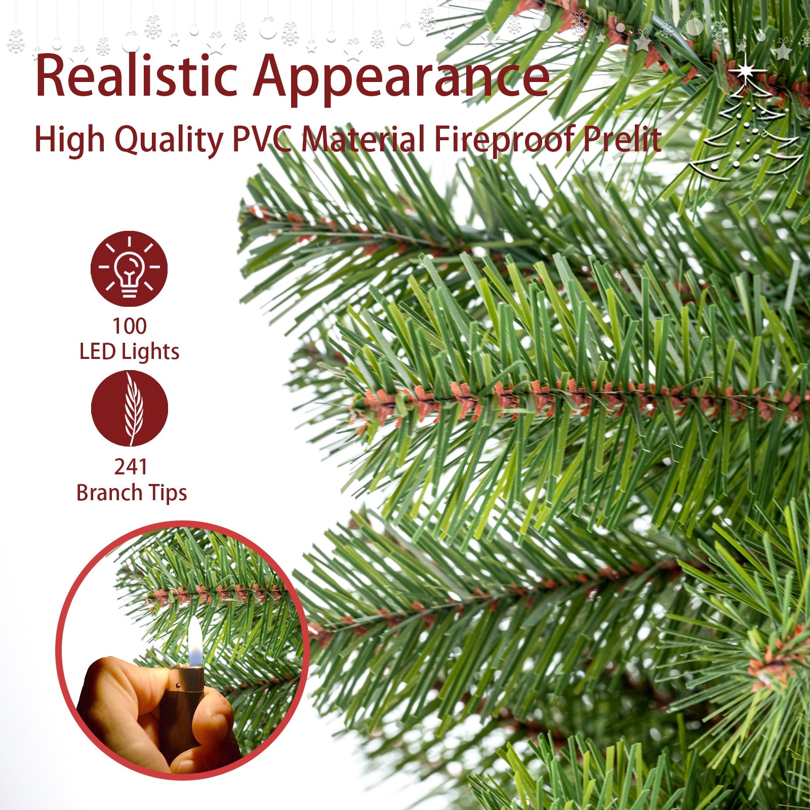 Tatayosi T224647 Artificial-Christmas-Trees - View #2