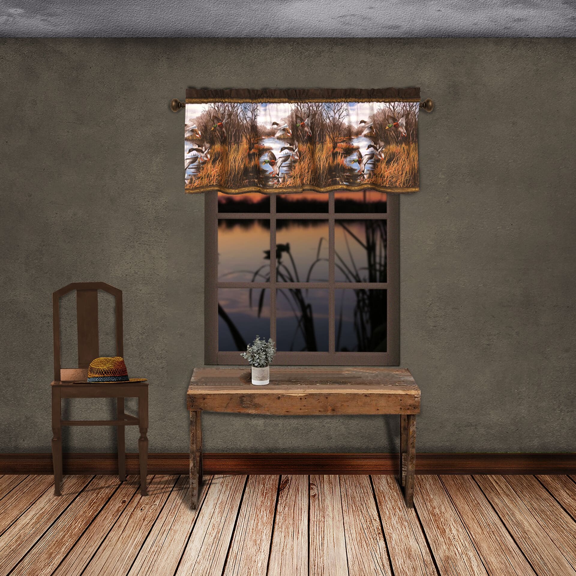 Blue Ridge Trading 09023500032BRT Duck Approach Valance