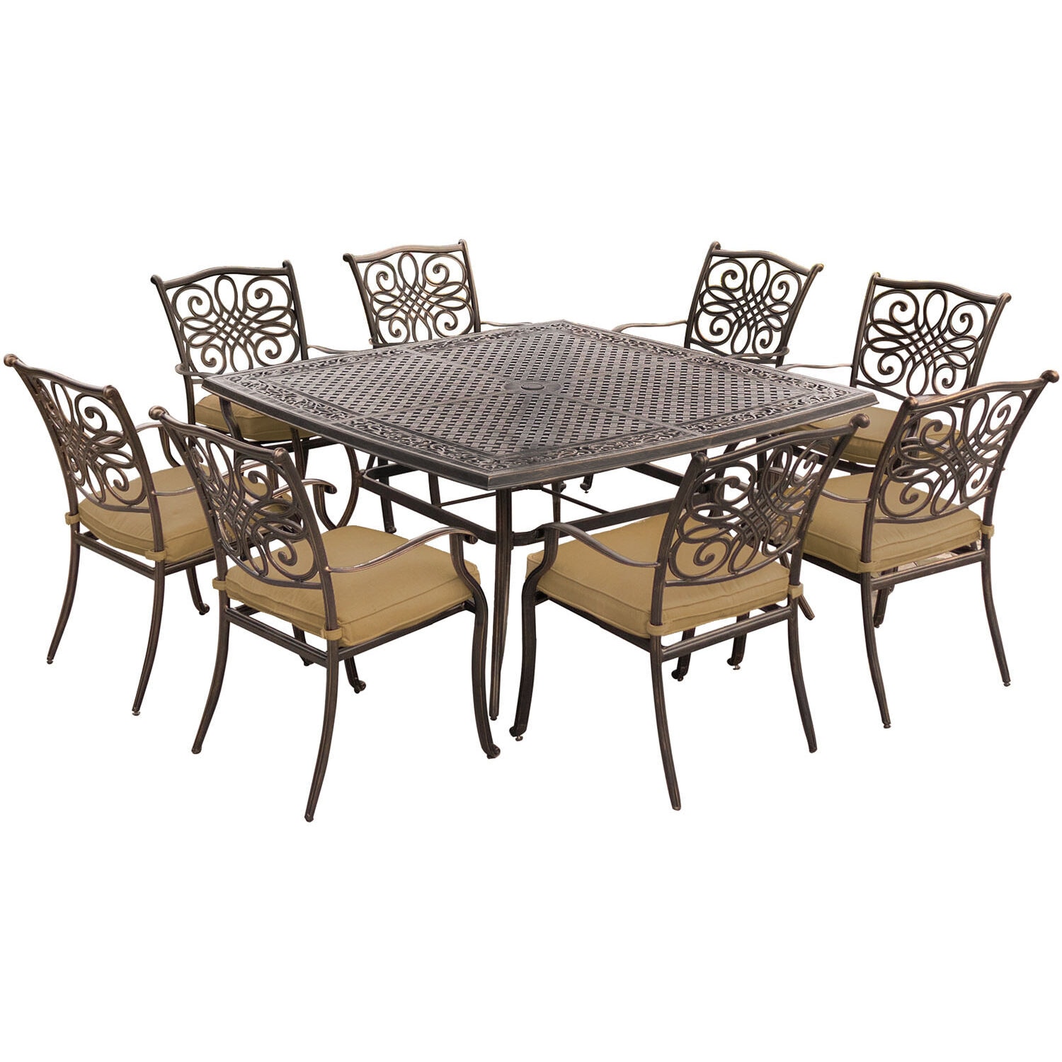 Hanover TRADDN9PCSQ Patio-Dining-Sets - View #2