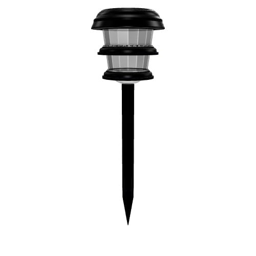 Portfolio 4-Pack 8x Brighter (9.6-Lumen) Black Solar Integrated LED Path Light Portfolio 4-Pack 8x Brighter (9.6-Lumen) Black Solar Integrated LED Path Light