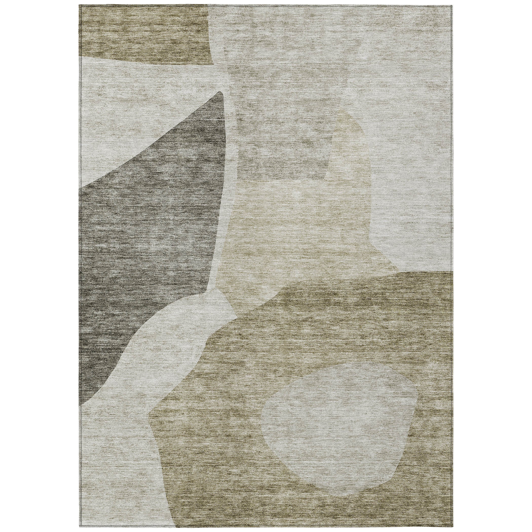 Addison Rugs ACN665TP9X12 Chantille ACN665TP 9 x 12 (ft) Polyester Taupe Rectangular Indoor/Outdoor Geometric Machine washable Area rug