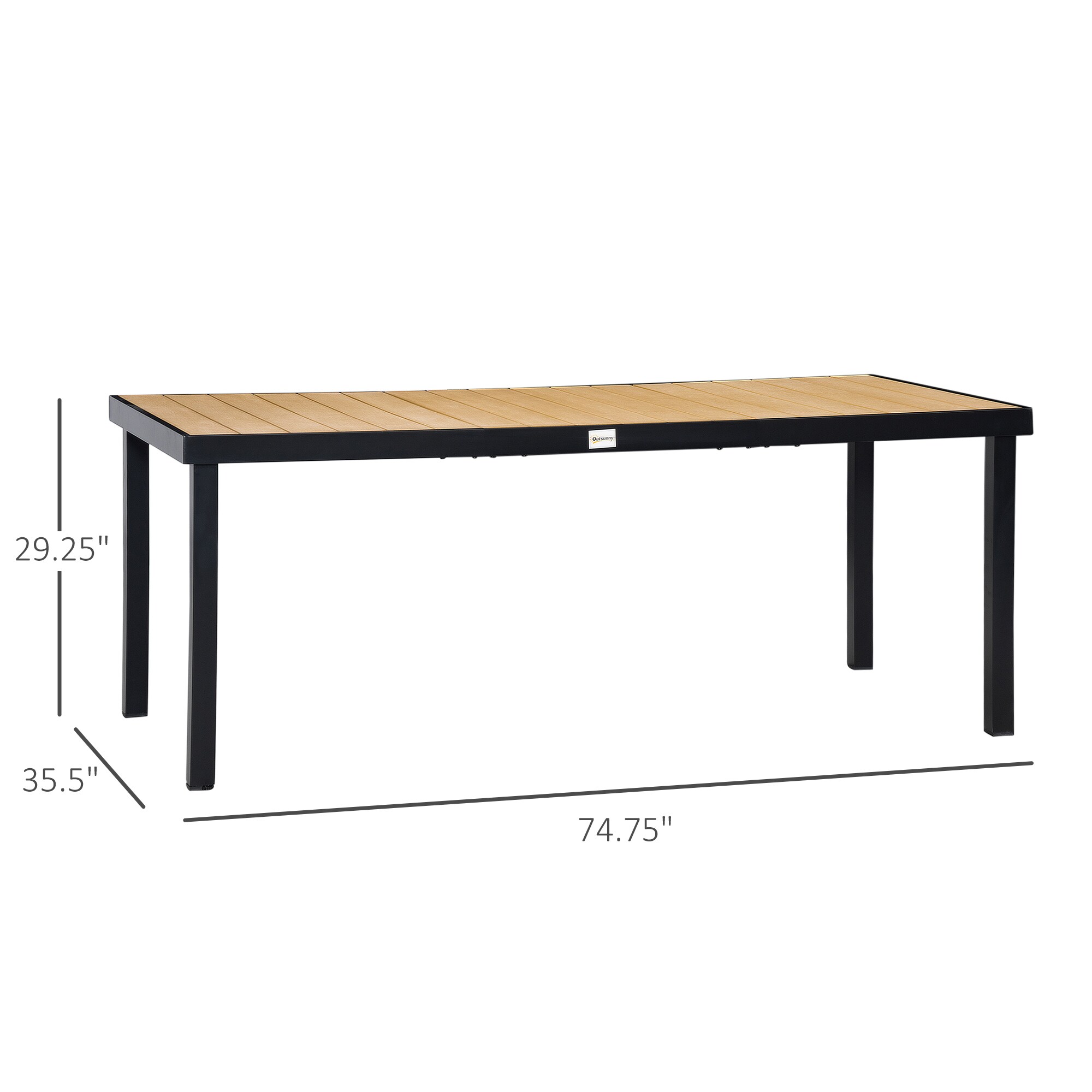 Outsunny 84B-915ND Patio-Tables - View #3