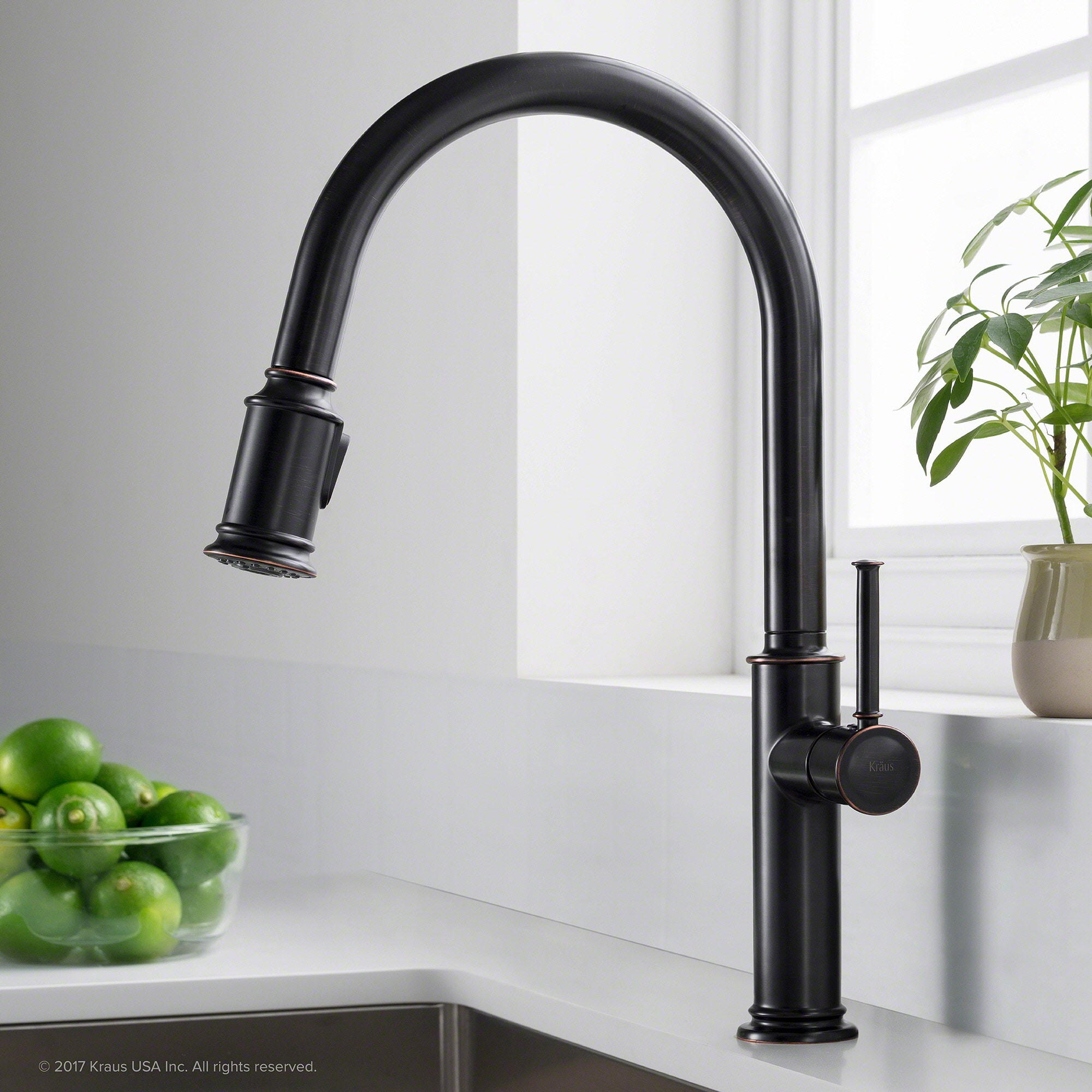 Kraus KPF-1680ORB-KSD80ORB Kitchen-Faucets - View #2