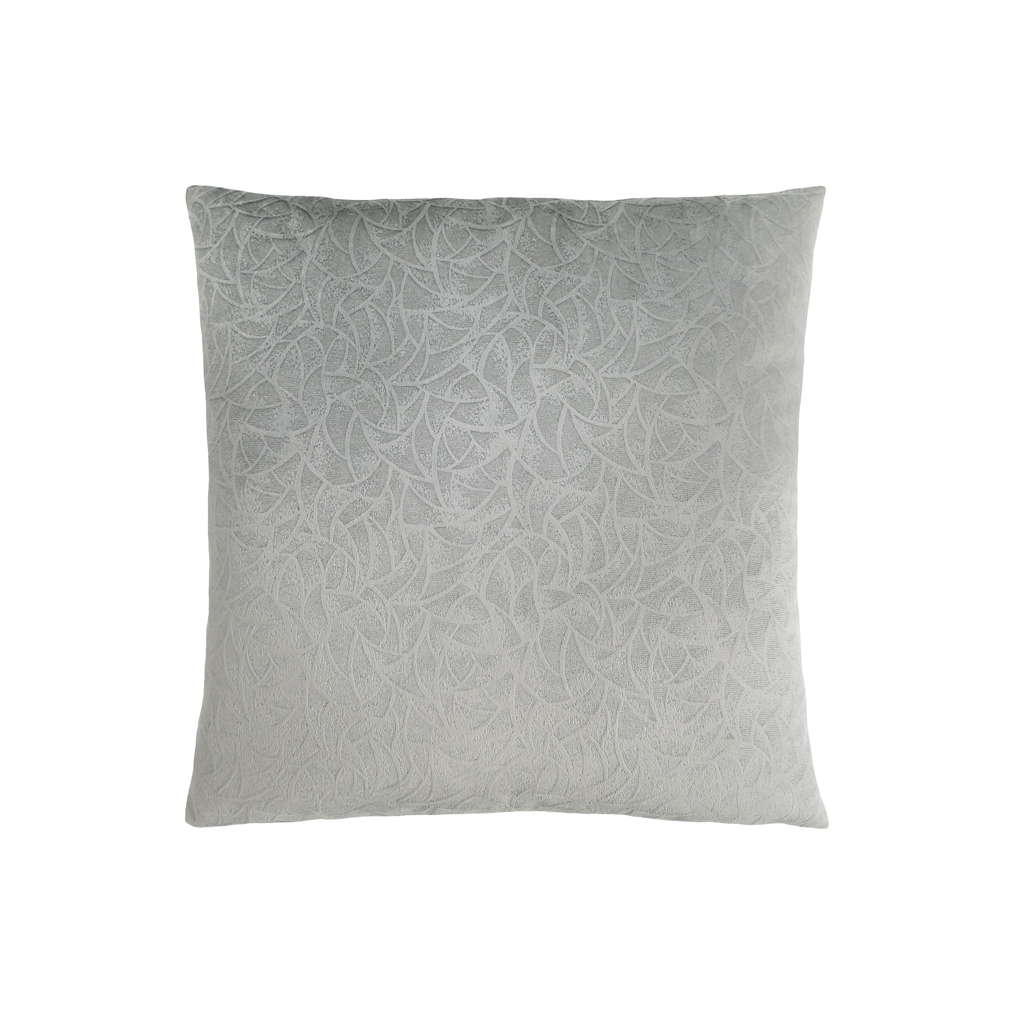 HyperDrop Cart 18-in L x 18-in W Grey Hypoallergenic Polyester Throw Pillow Insert Included for Sofa Couch Bedroom