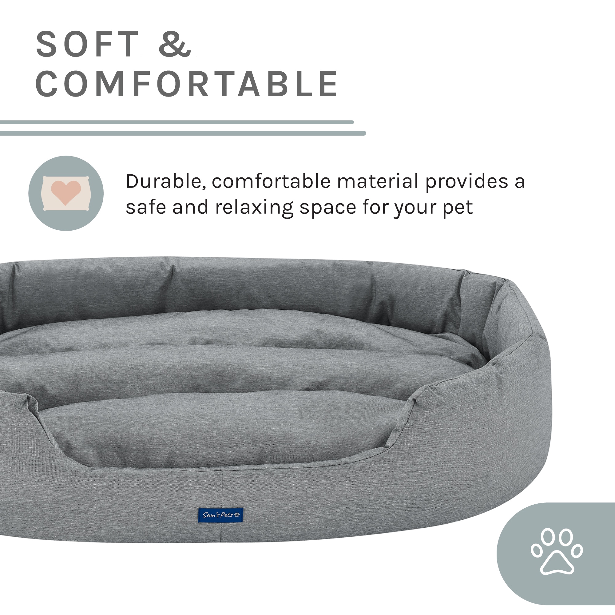 Sam's Pets SP-DB1242GY Pet-Beds - View #12