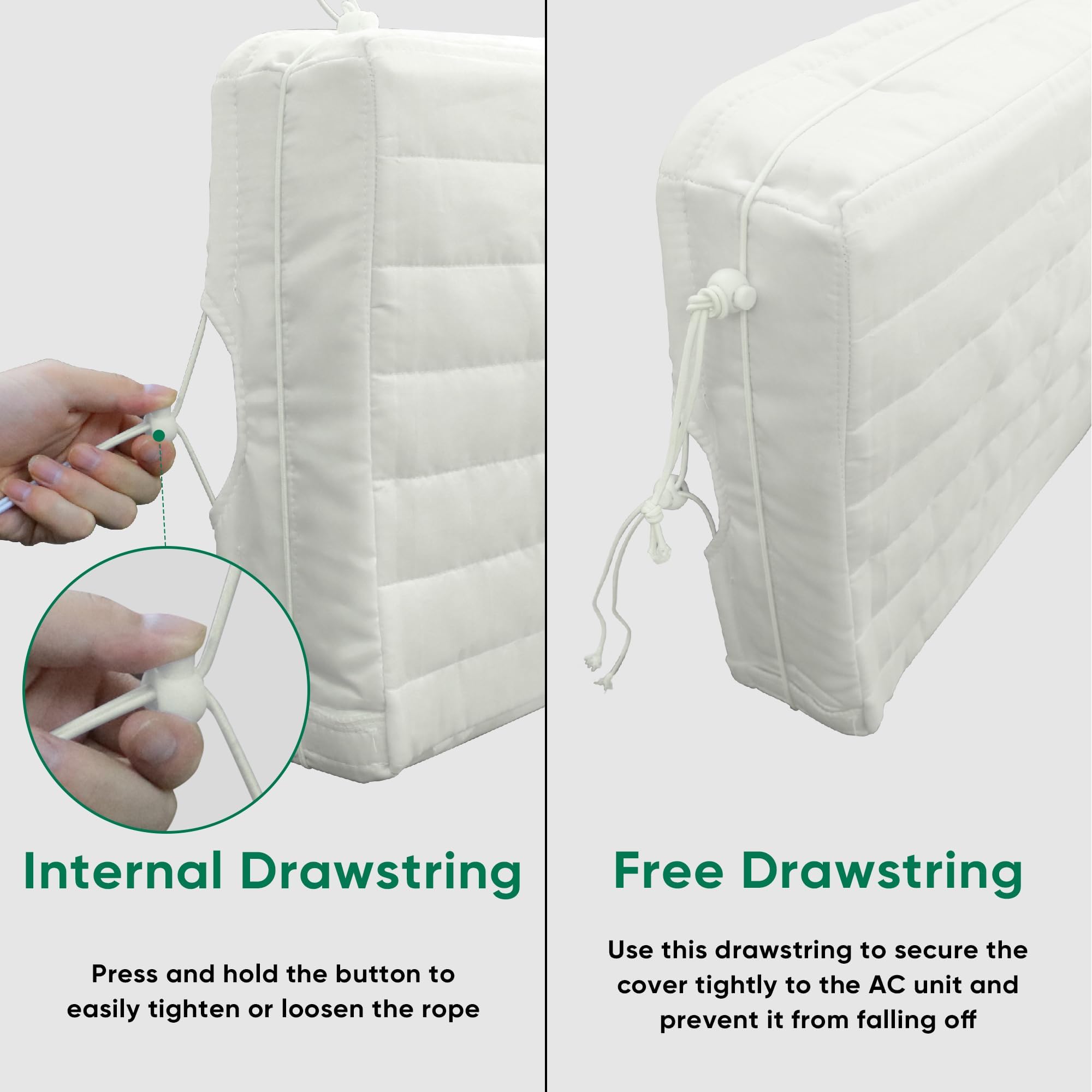 AKSCYZM Insulated Air Conditioner Cover for Inside Winter Window AC ...