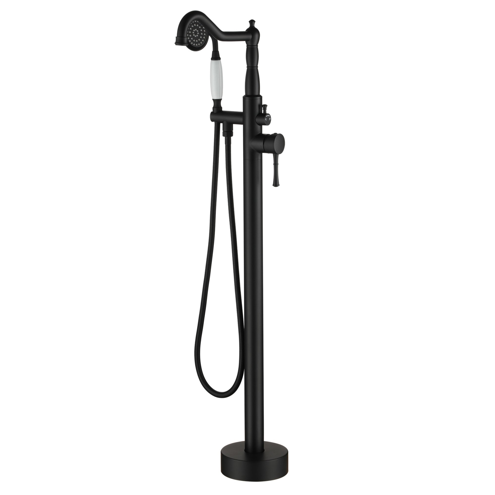 Boyel Living Classic Vintage Floor Mount 2-Handle Freestanding Tub ...