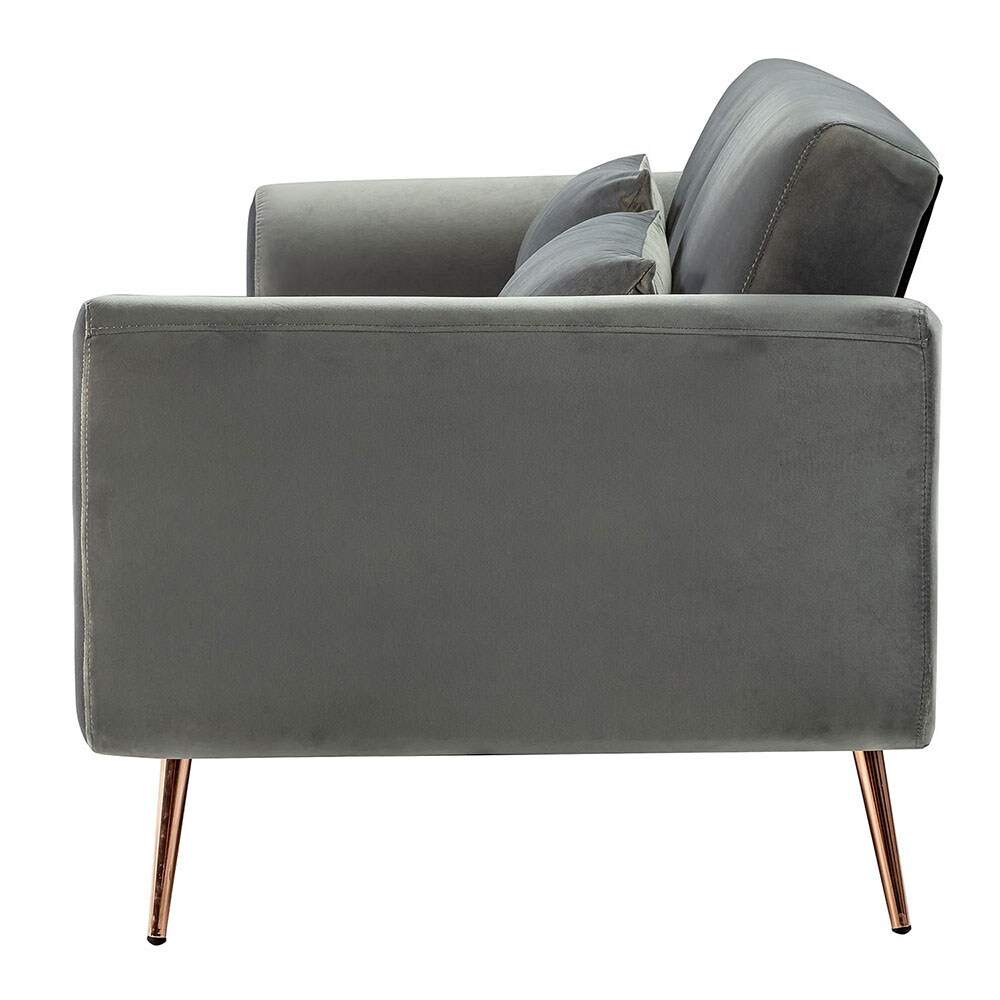 14 Karat Home SFDC0025-GREY Sofas-Loveseats - View #3