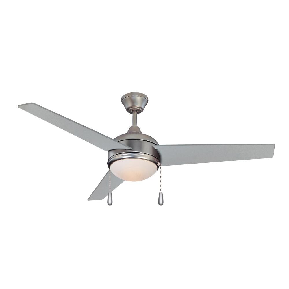 Concord 52SKY3SN-PCHN-ES-LED Skylark 52-in Satin Nickel Integrated LED Indoor Ceiling Fan with Light Kit (3-Blade)