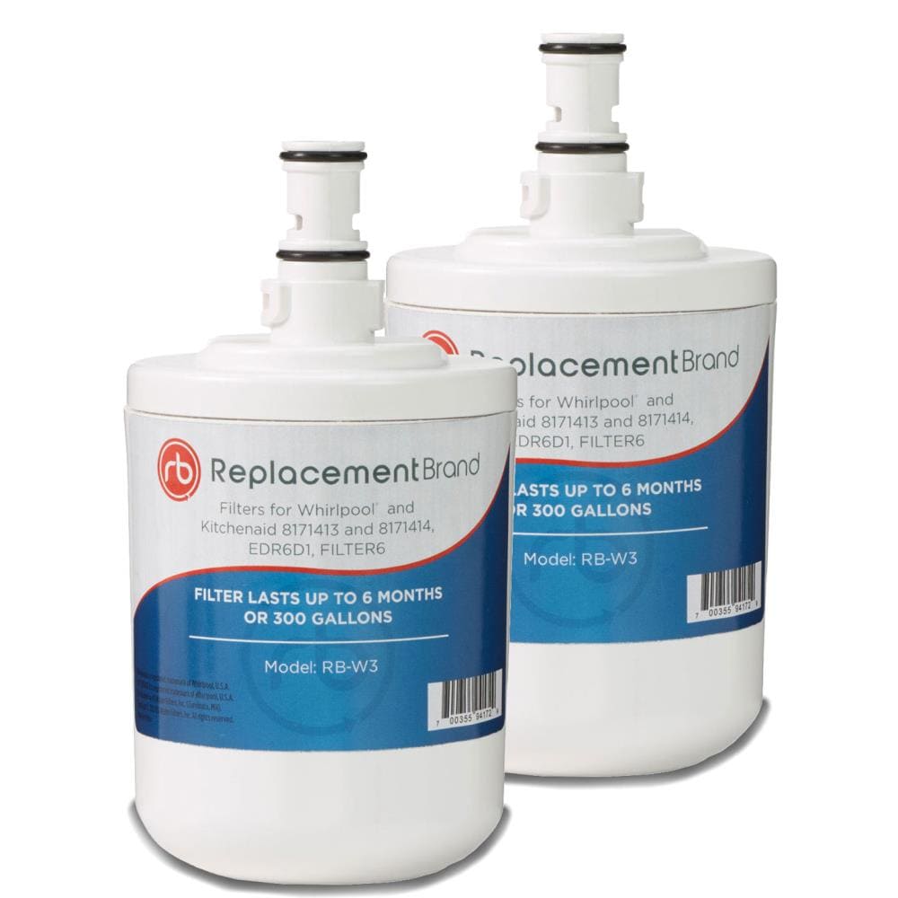 ReplacementBrand 6-Month Twist-in Refrigerator Water Filter 2-Pack in the Refrigerator Filters department at Lowes.com