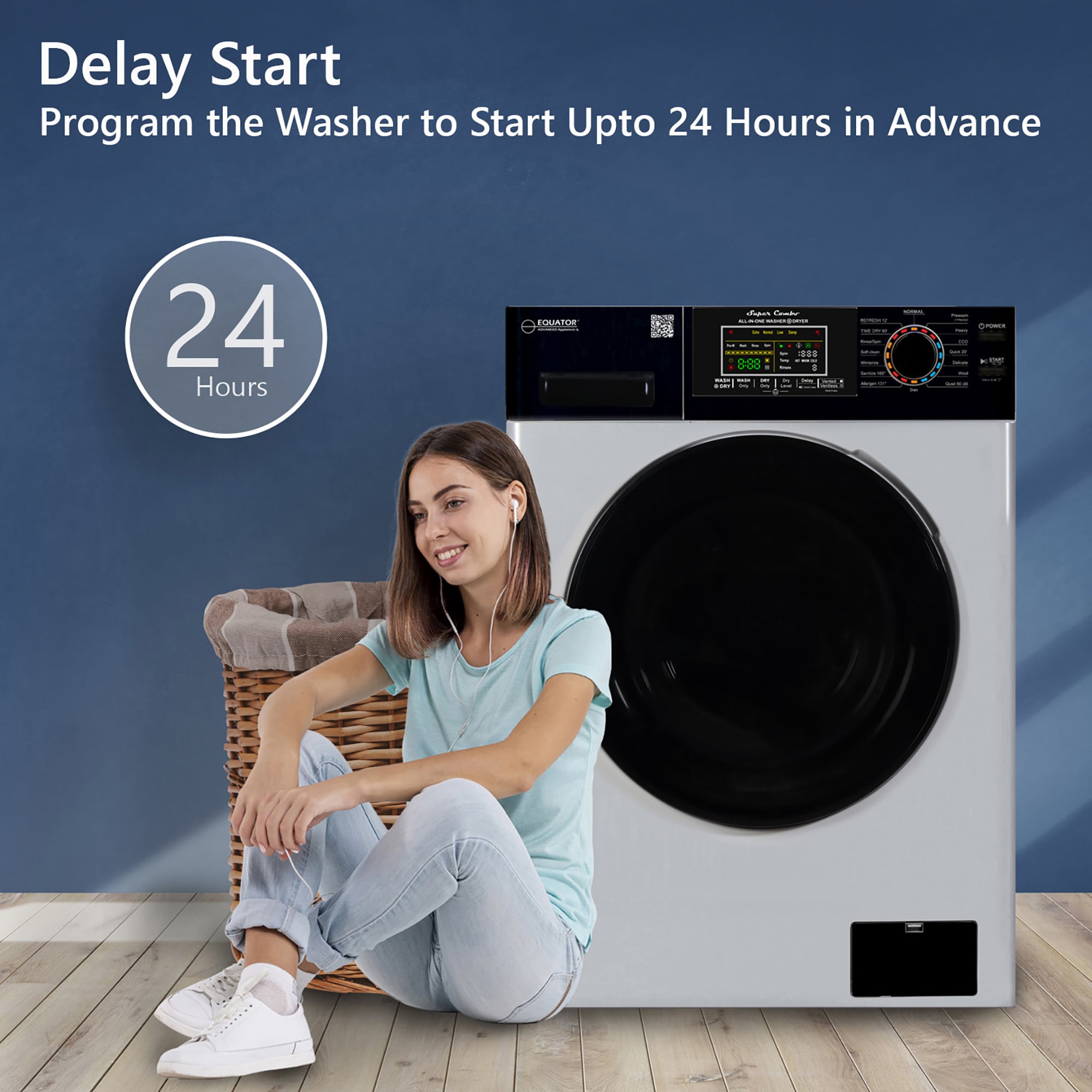 Equator Advanced Appliances EZ 5500 CV S/B Combination-Washers-Dryers - View #20