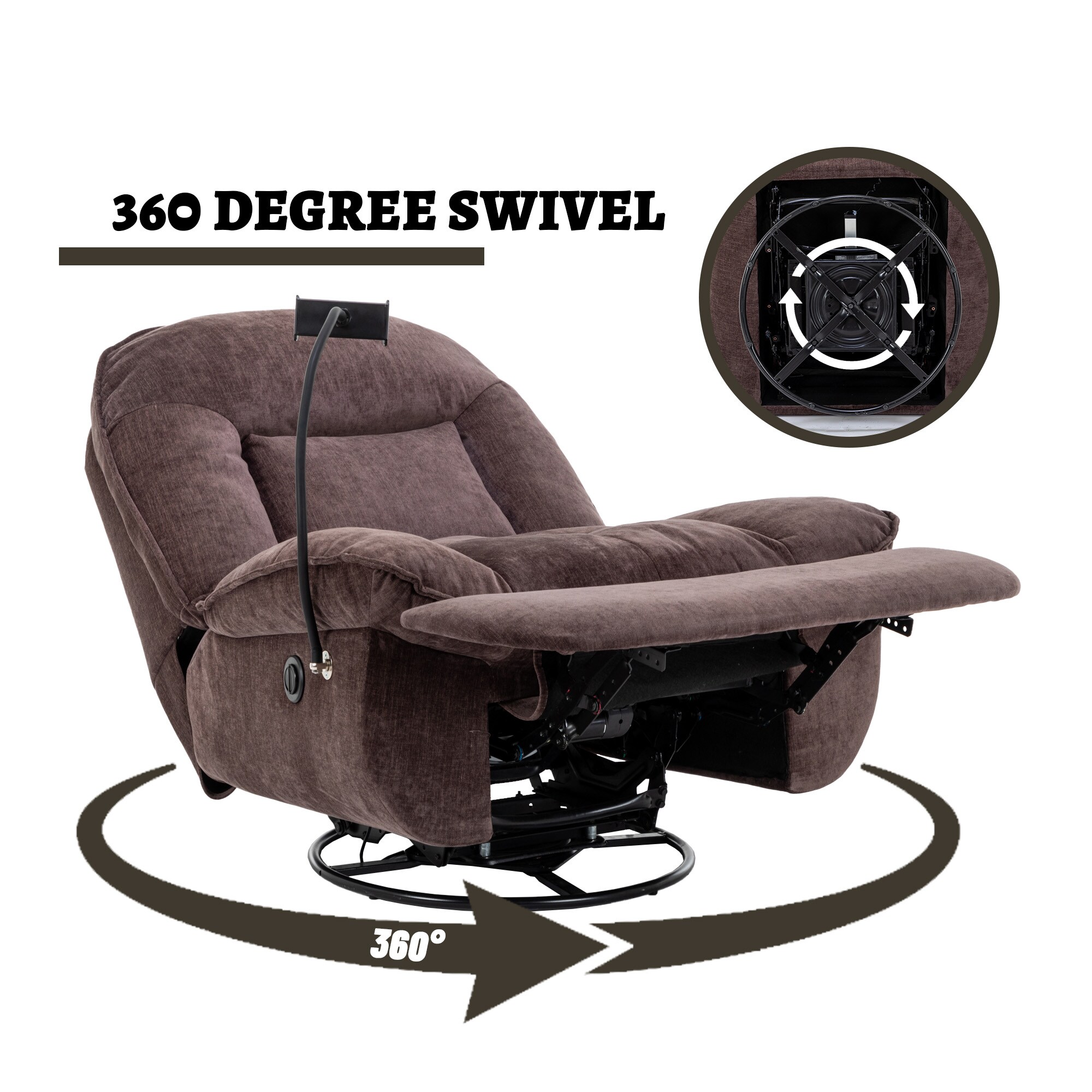 Clihome OF-1897PP68-BABL recliners - View #12
