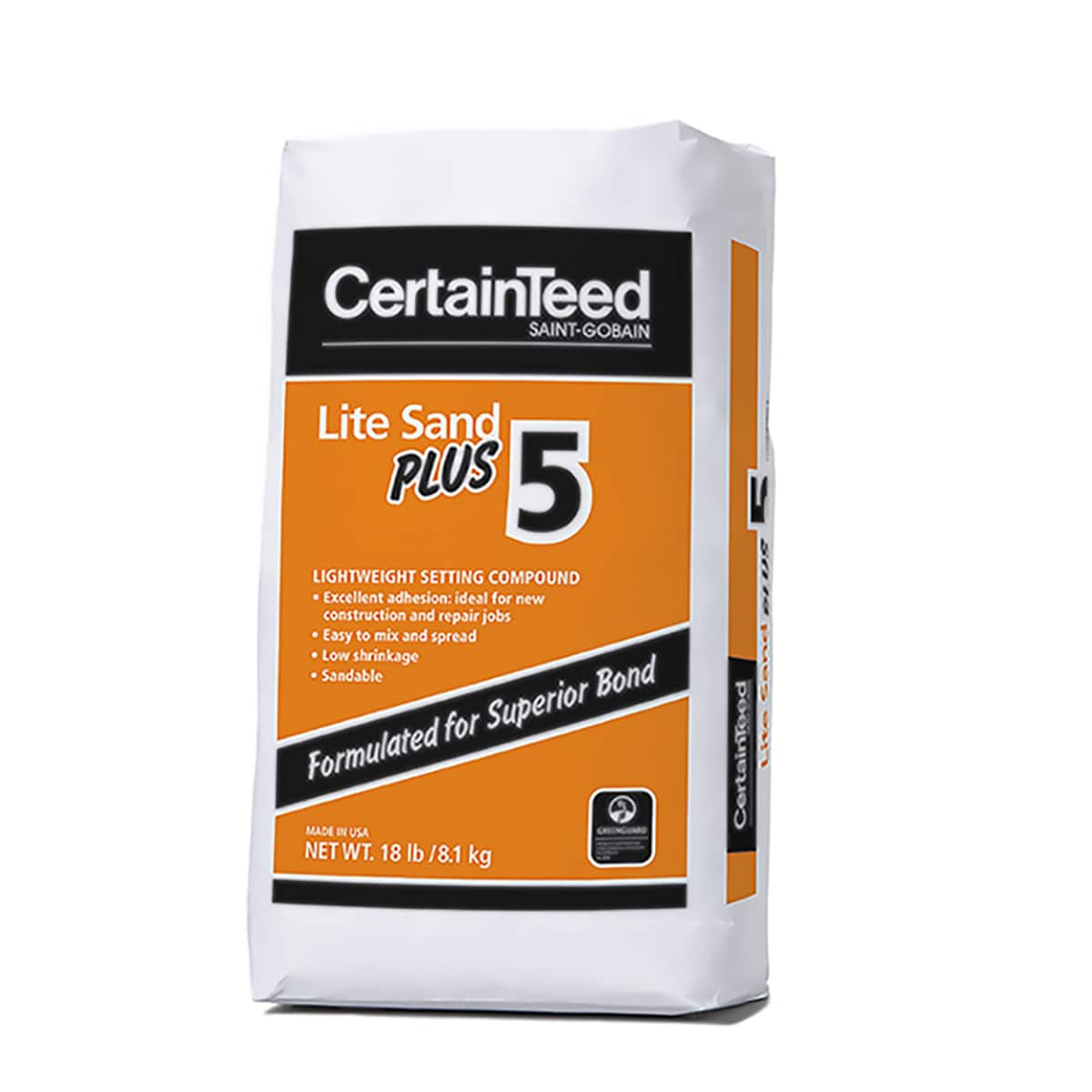 Certainteed Lite Sand Plus 18-lb Finishing Drywall Joint Compound In 