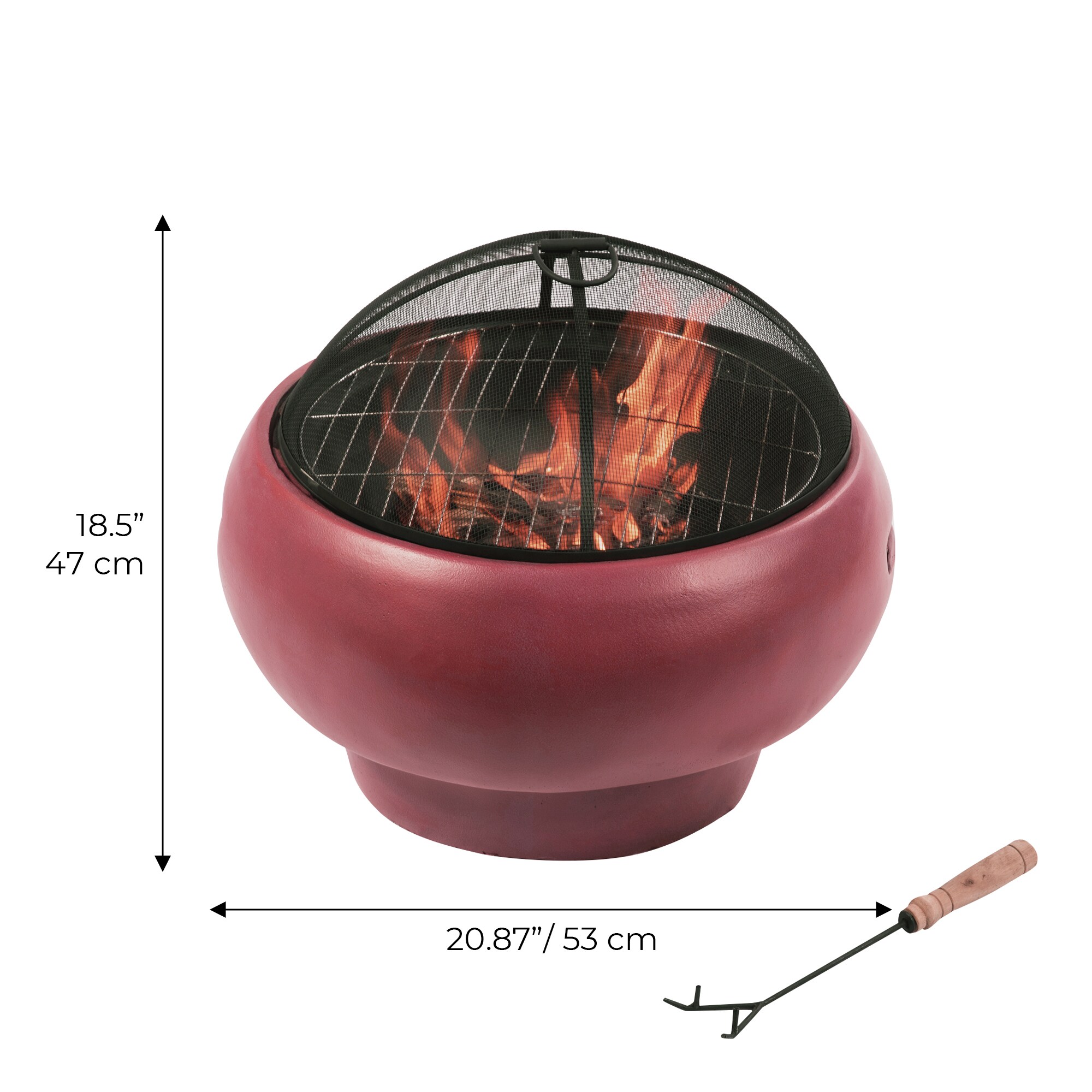 Teamson Home HR17501AC Outdoor-Woodburning-Firepits - View #4