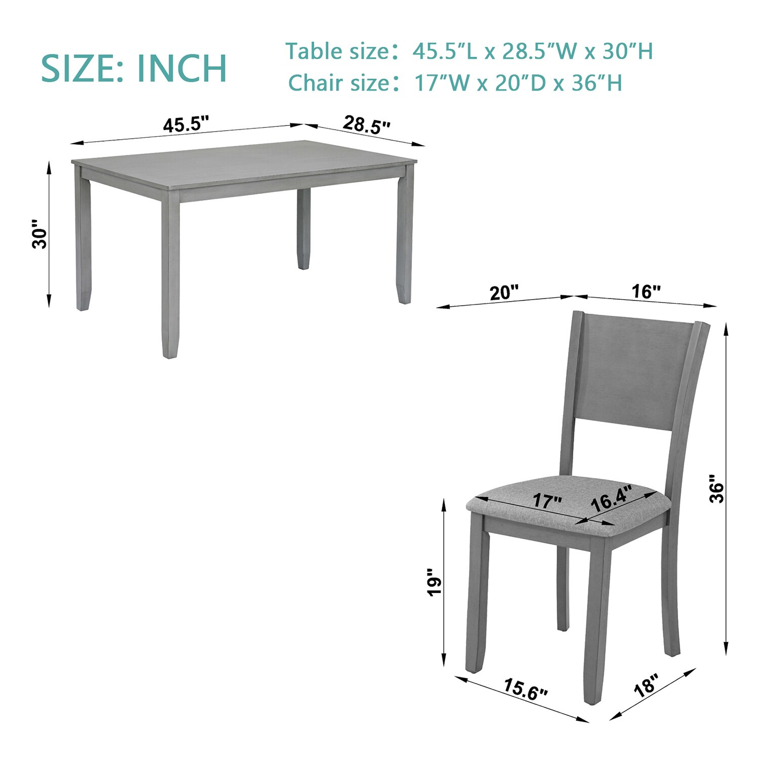GZMR GM-W1955 Dining-Sets - View #8