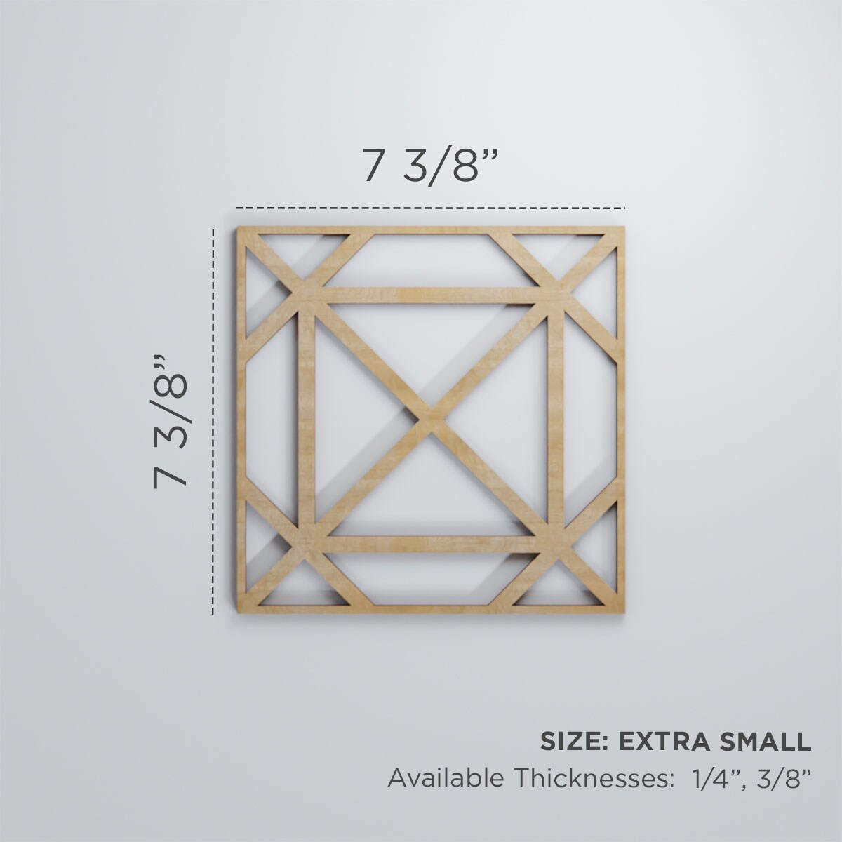 Ekena Millwork WALW08X08X0375BUXRO Wall-Panels - View #3