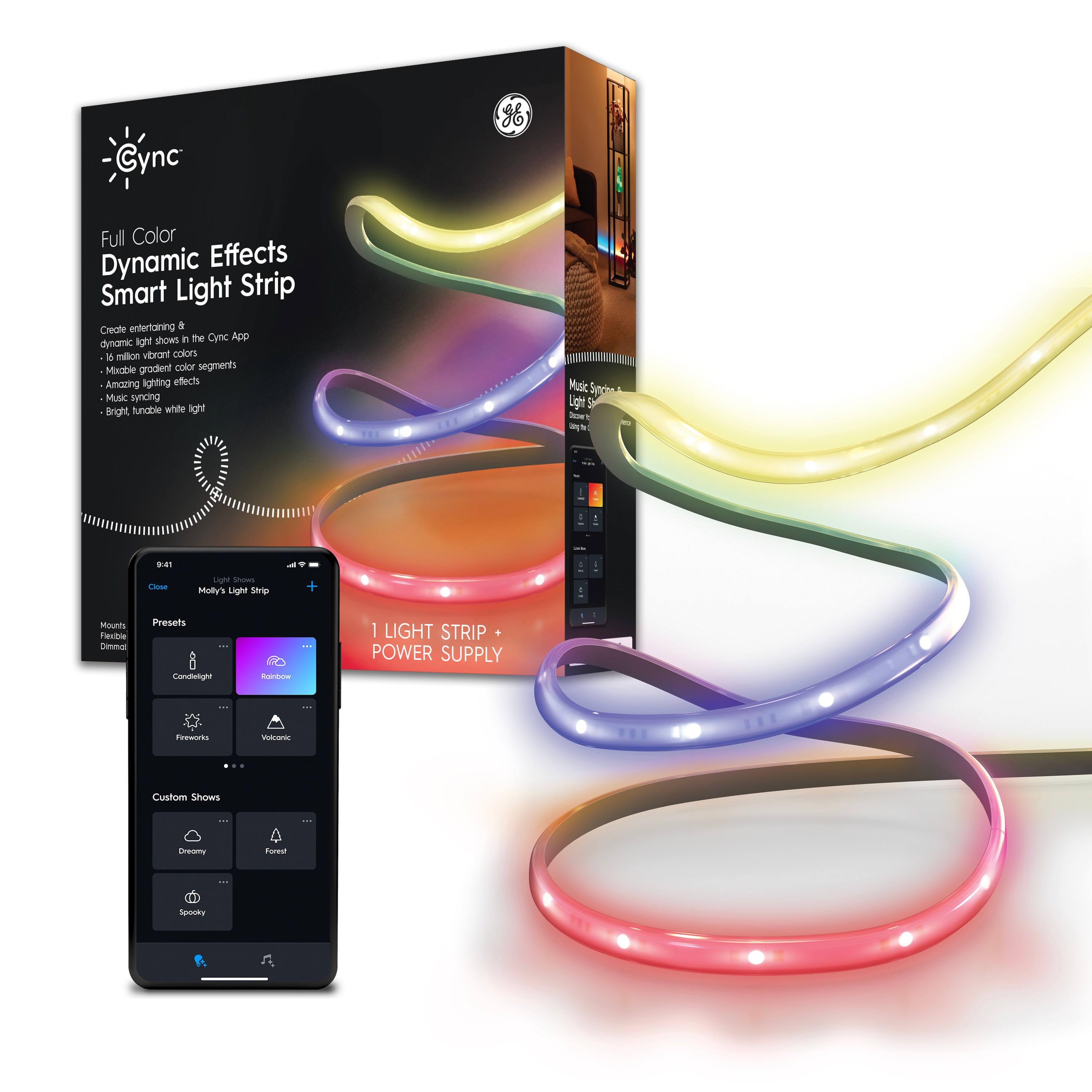 Philips Hue 3.3 ft. LED Smart Gradient Color Changing Lightstrip