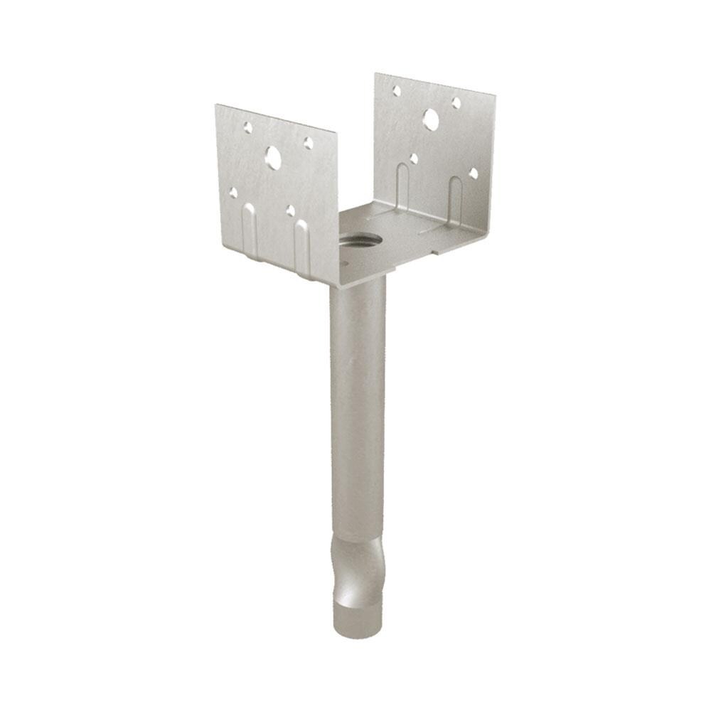 USP EBG44-TZ 4-in x 4-in Triple Zinc Wood To Concrete (Cast In Place) Base
