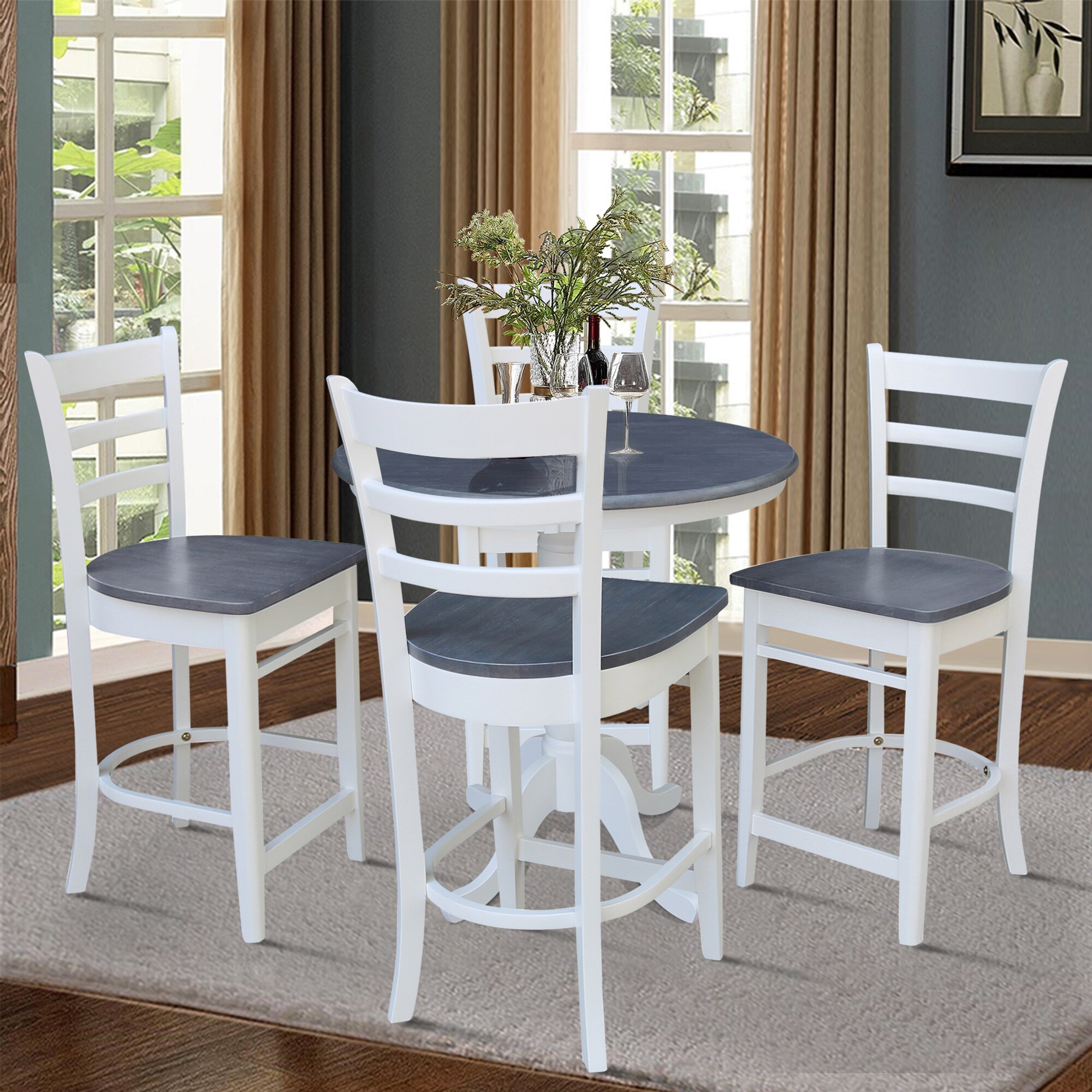 International Concepts K05-36RT-6B-S6172-4 Dining-Sets - View #2