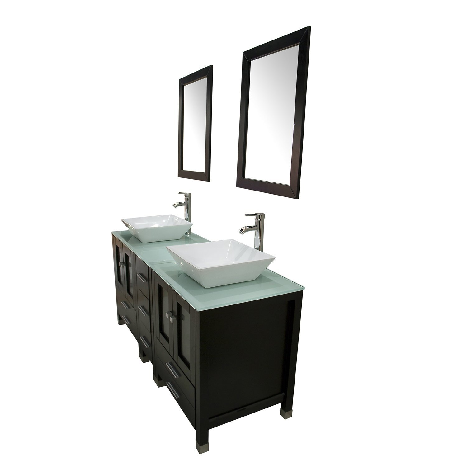 WONLINE 2XBR4196+4182+2X4360 Bath-Vanity-Combo - View #4